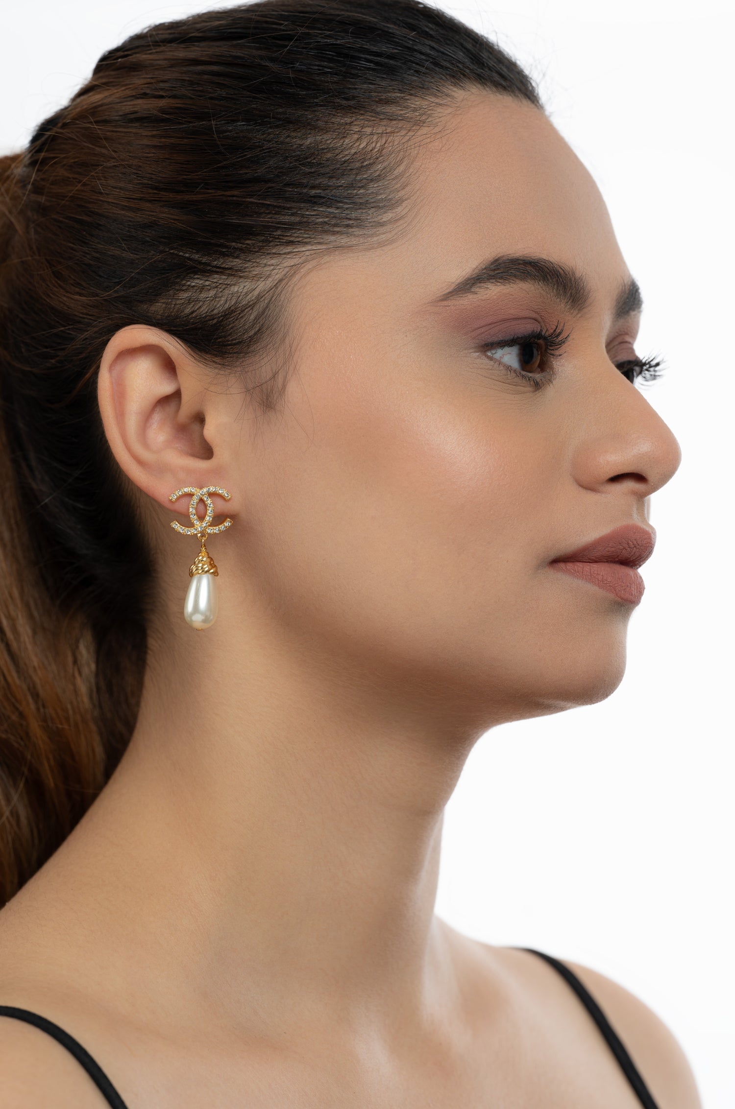 CC Drop Shanel Earrings