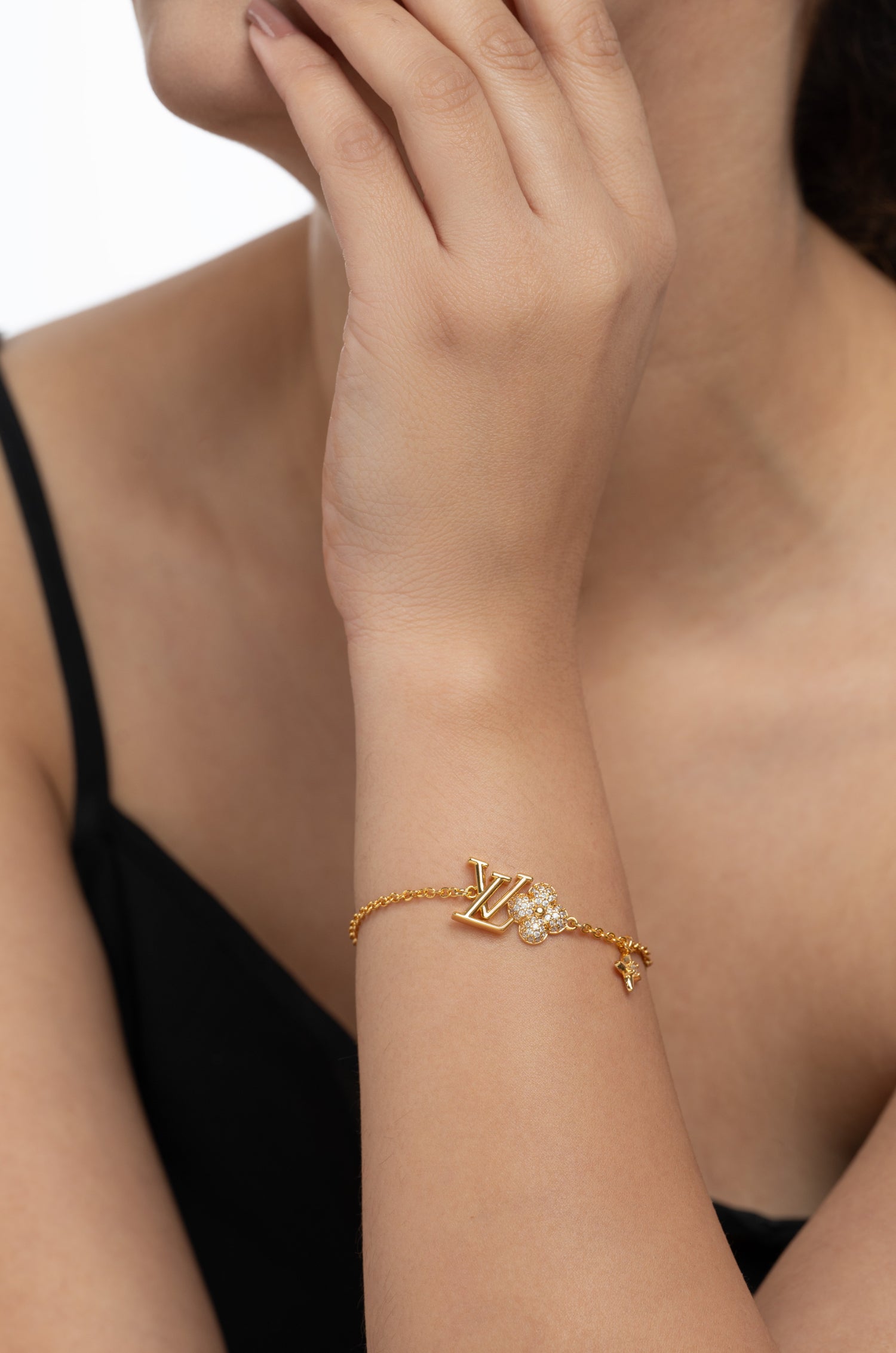 Golden Star & Petal Duo Elvy Bracelet