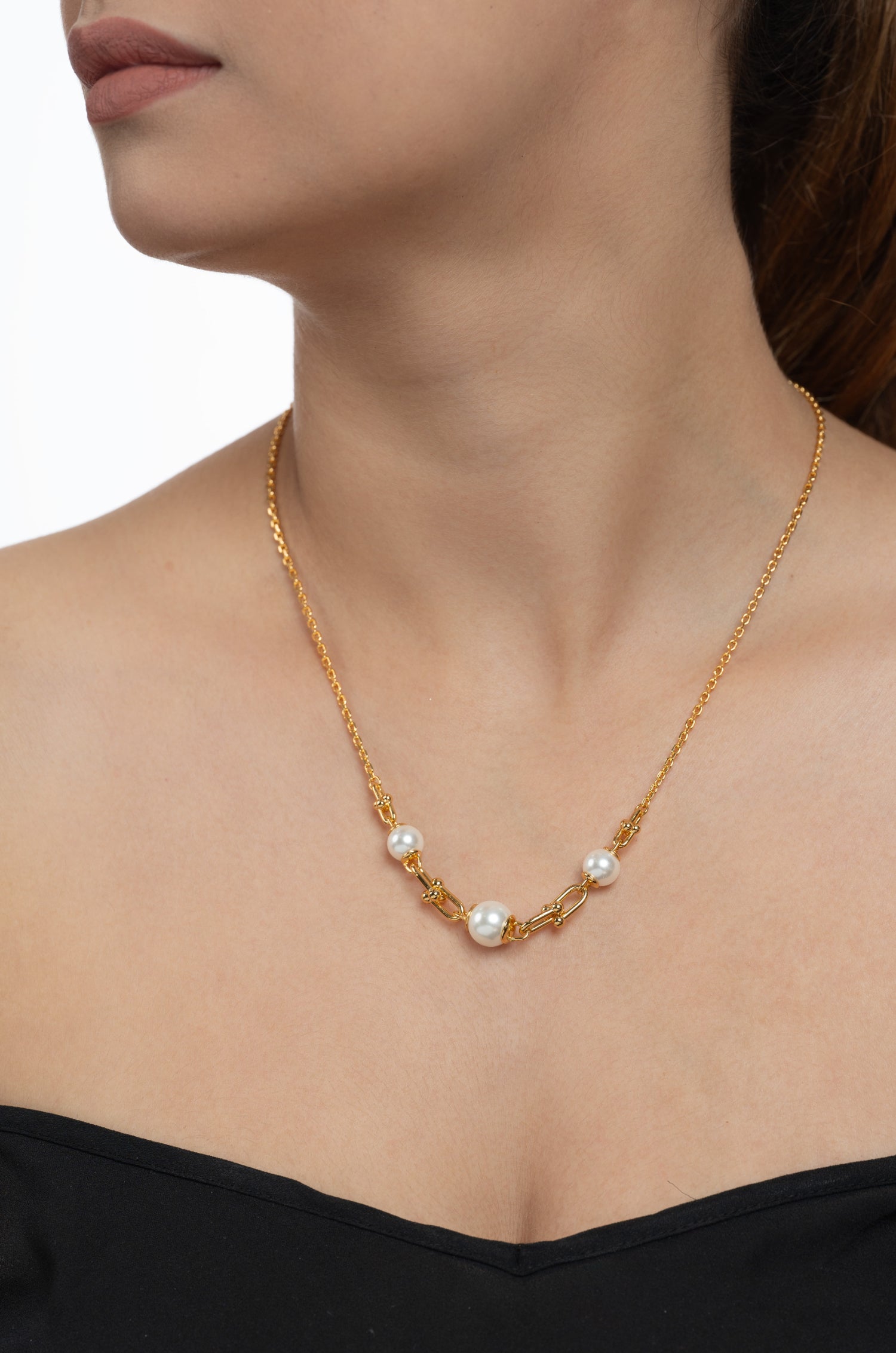 Trio Pearl Celone Neckchain