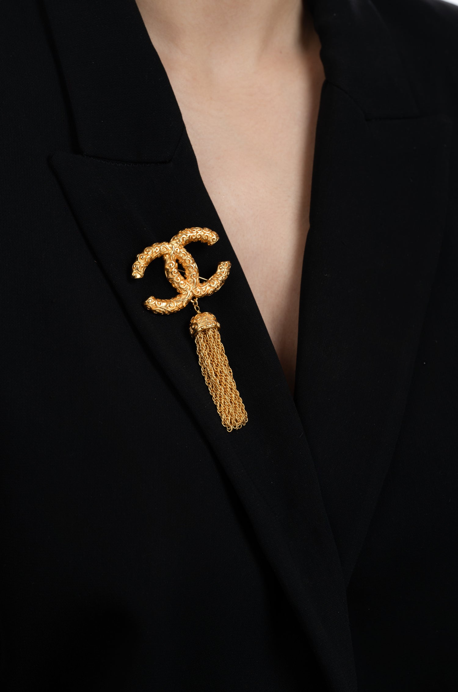 Golden Elysium Shanel Brooch