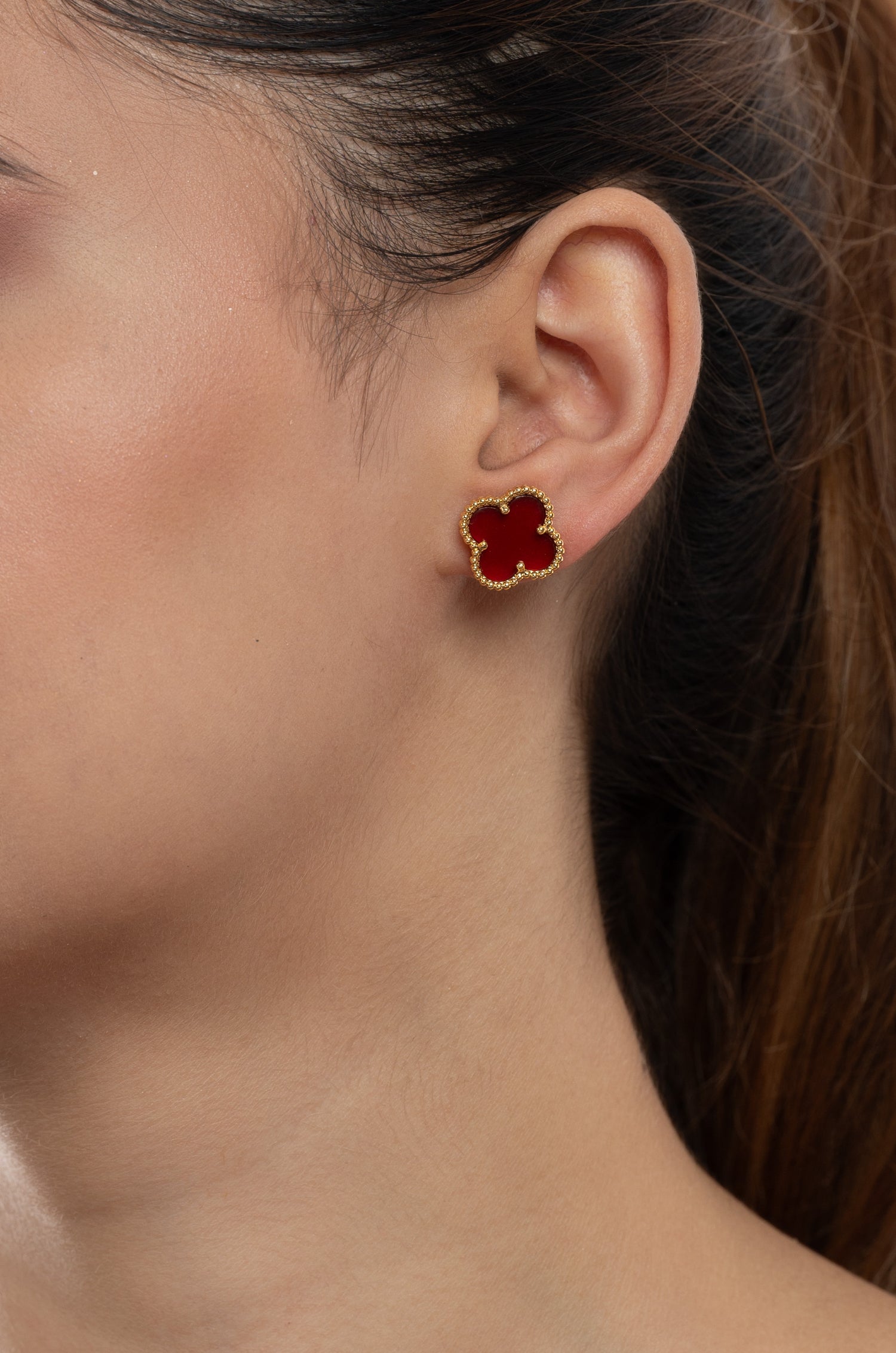 Red Petal Charms Van Chief Studs