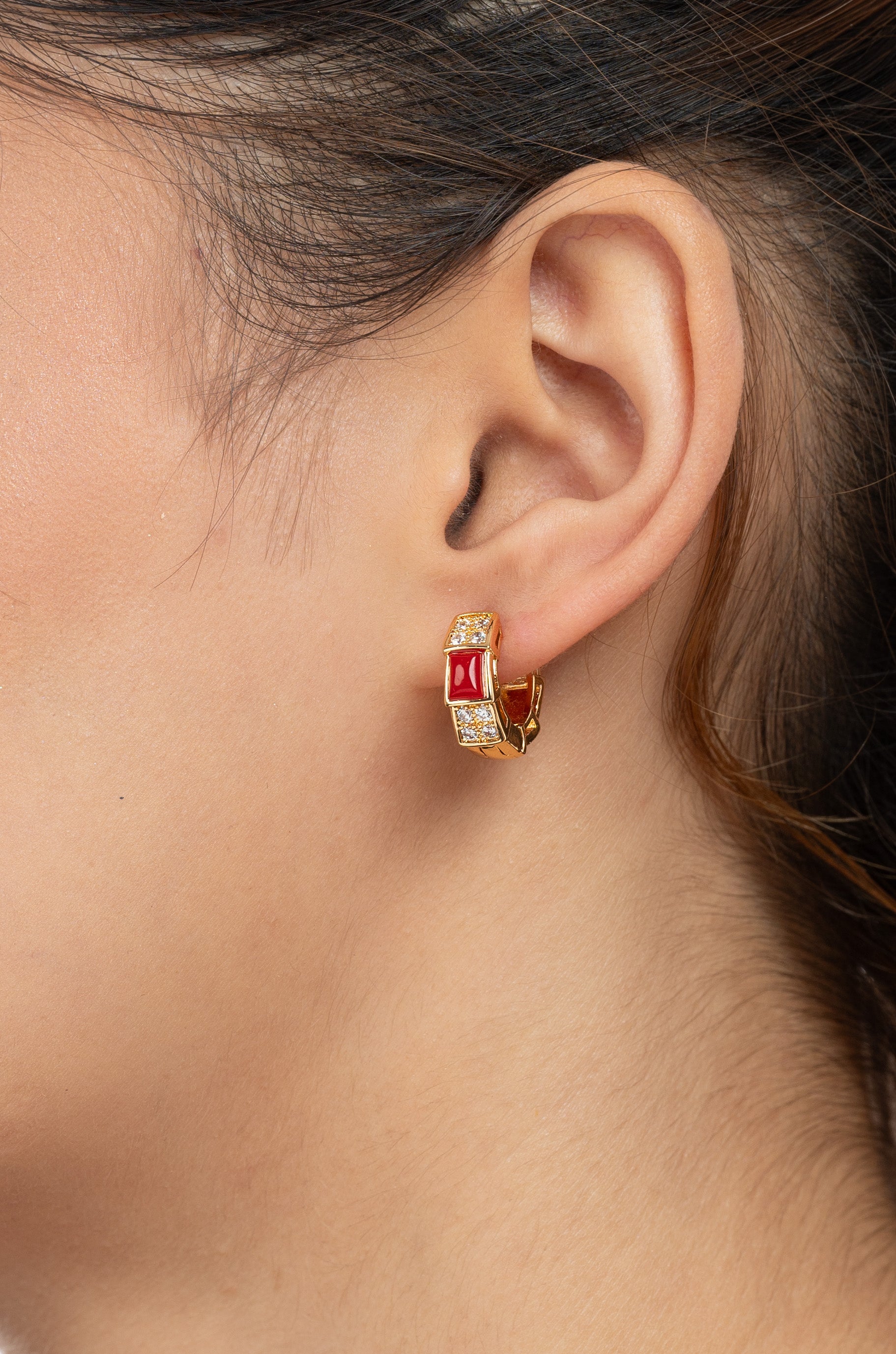 Lustrous Twist Earrings