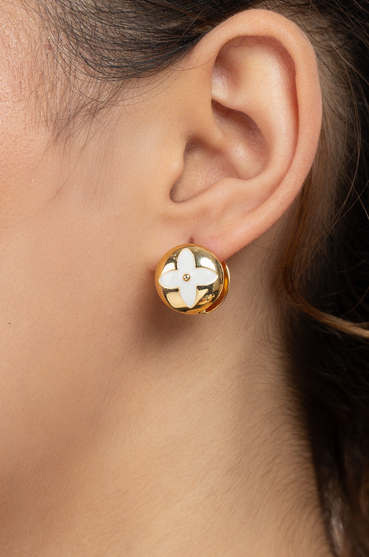 Sky Blue Floral Elvy Studs