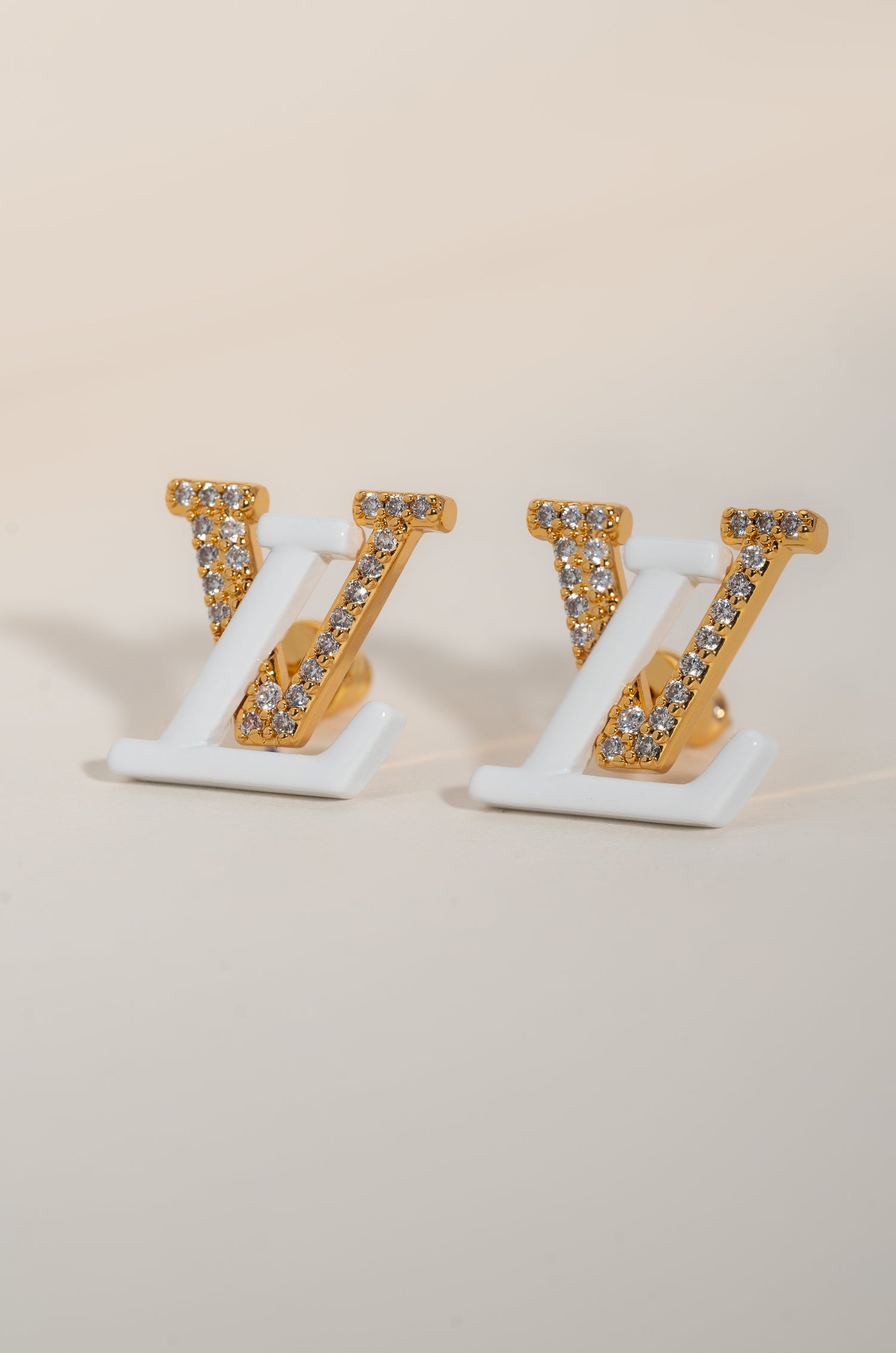 Dazzling White Mark Studs