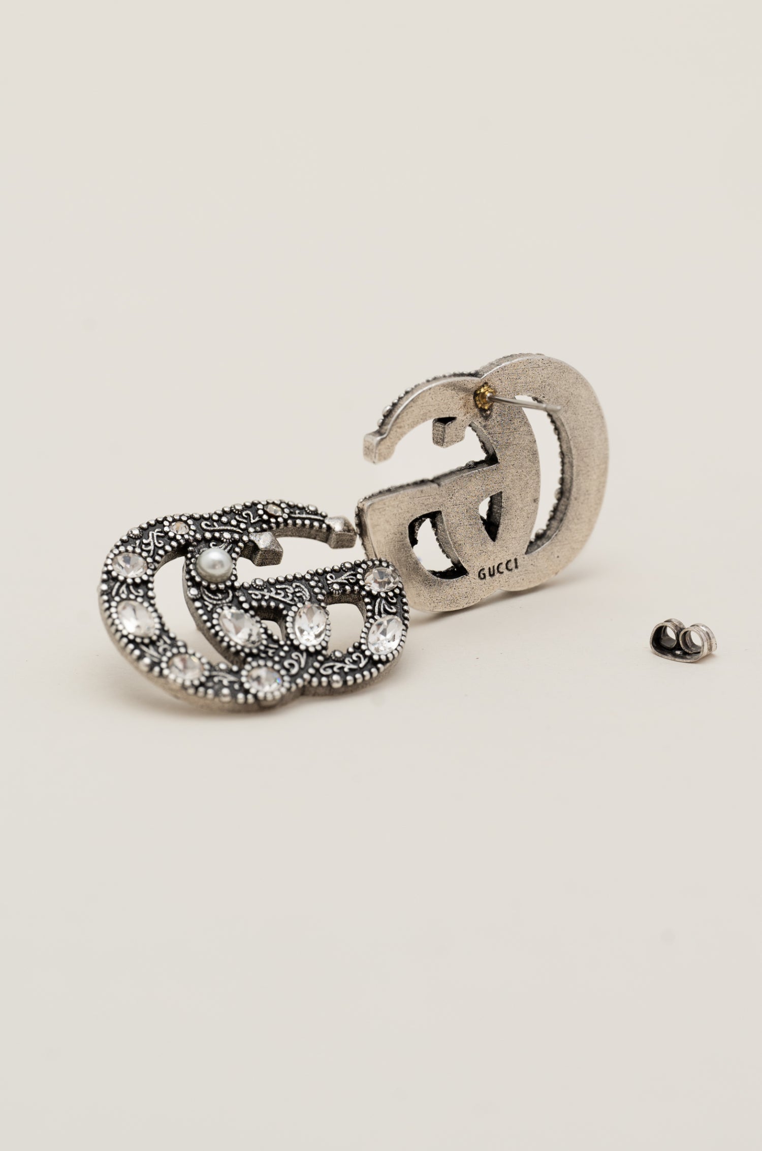 Crystal Mark Guchi Studs