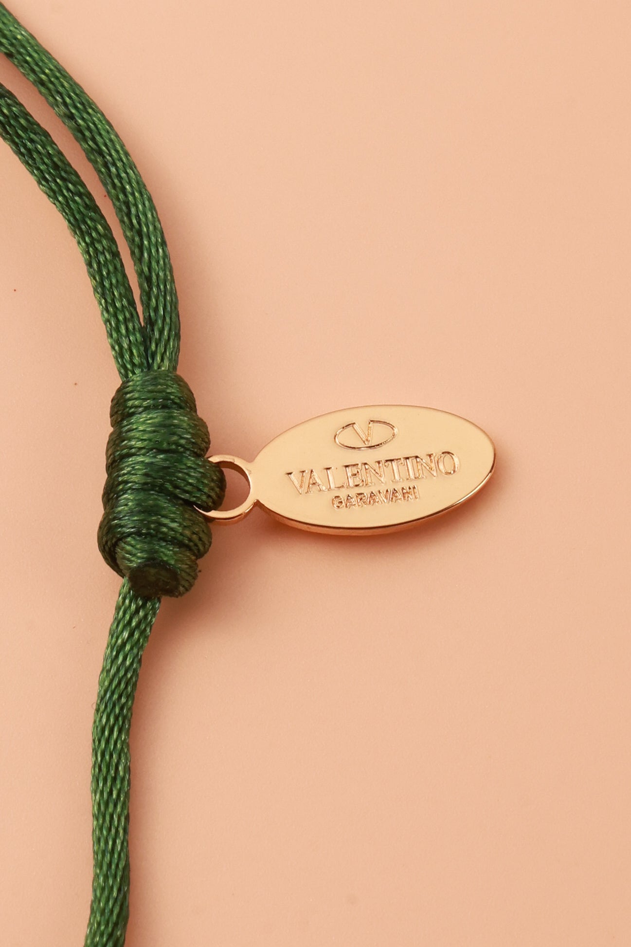Cotton Silk Emblem Valentine Green Rakhi