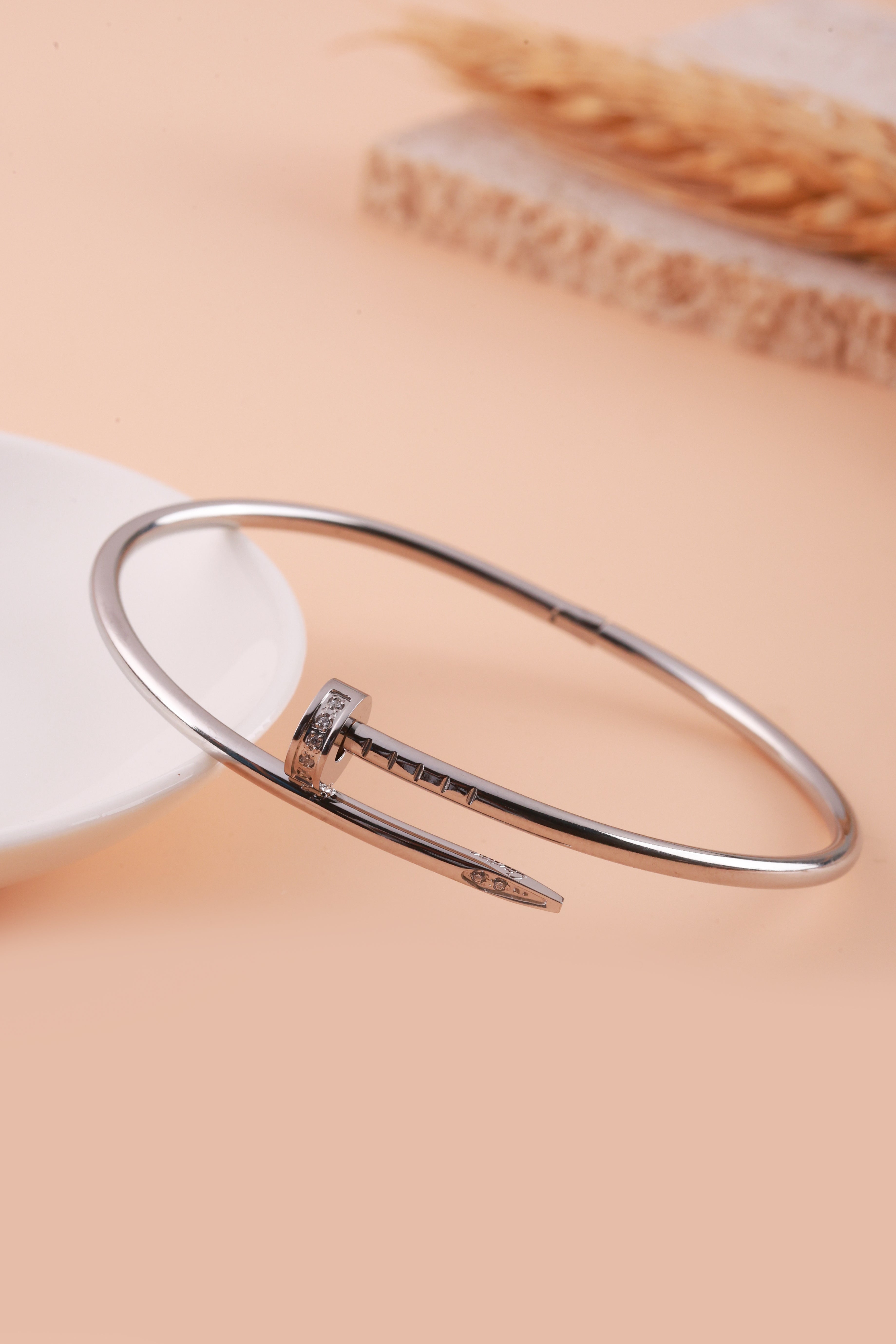 Silver Band Carter Bracelet