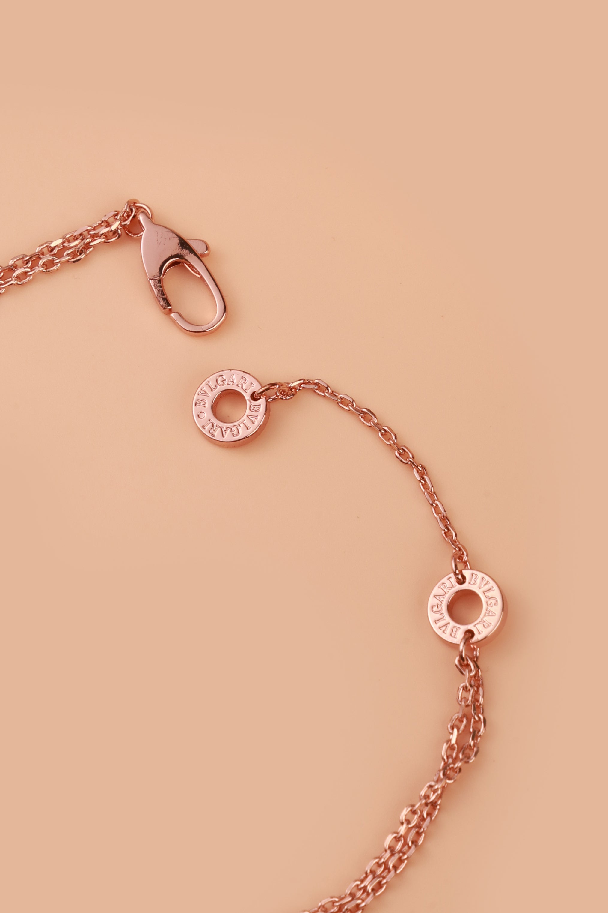 Rose Gold Noir Bulgaree Bracelet