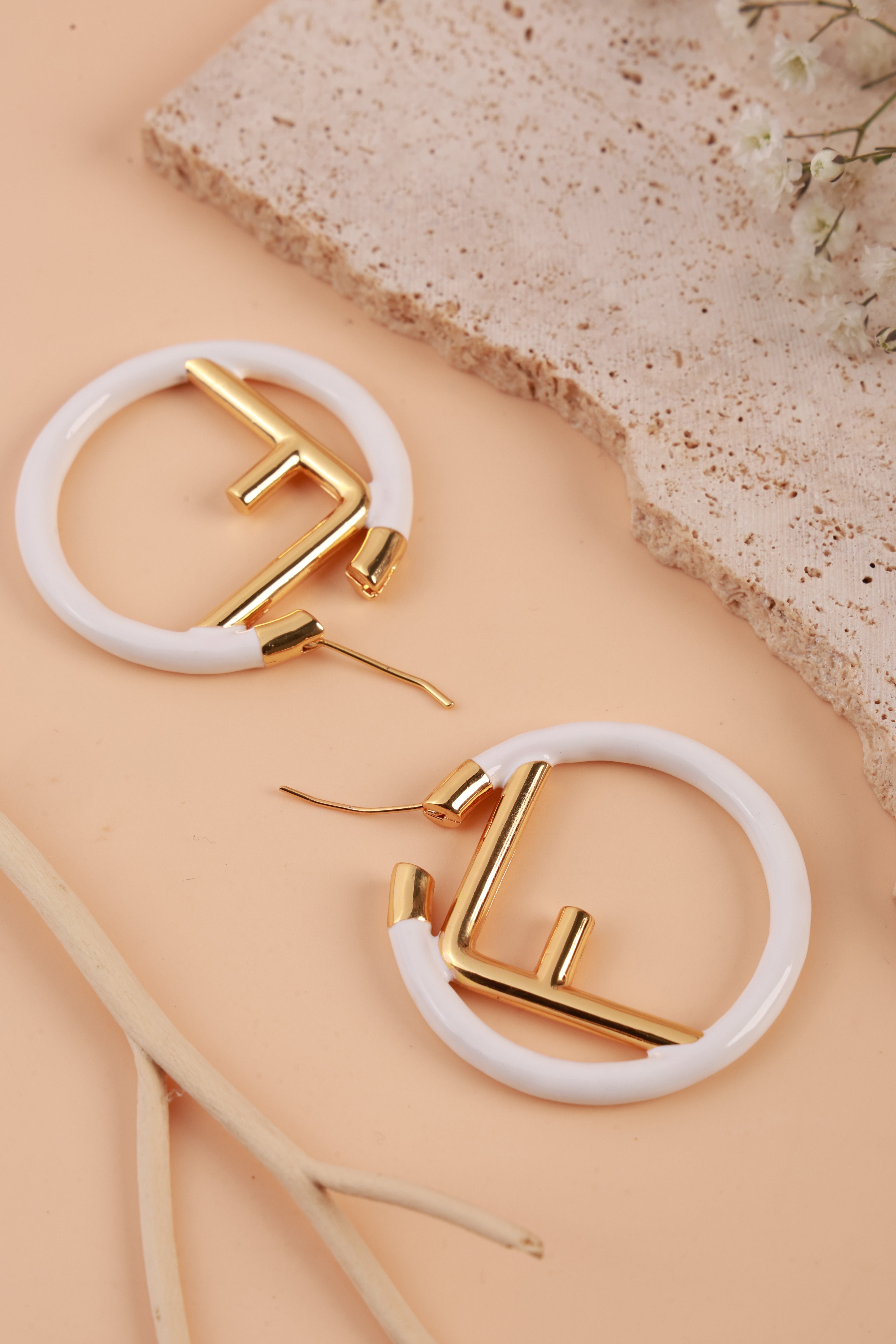 Atelier White Earrings