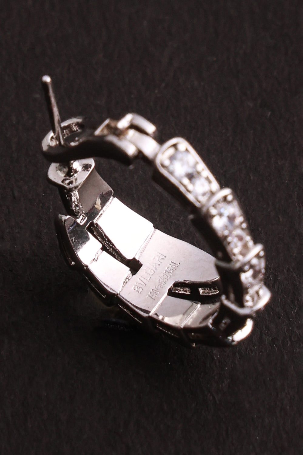 Silver Crown Earrings