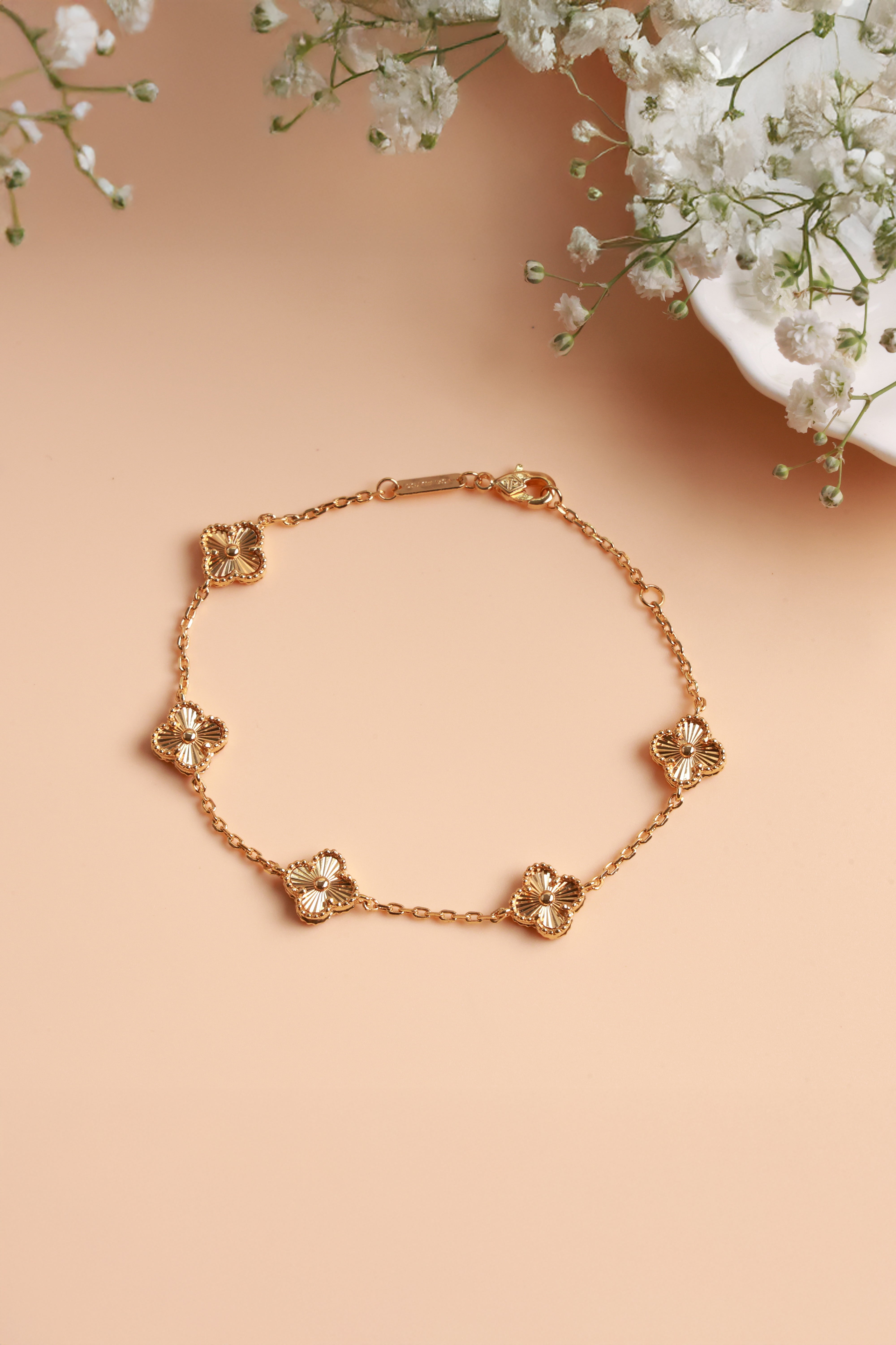 Golden Sepal Bracelet