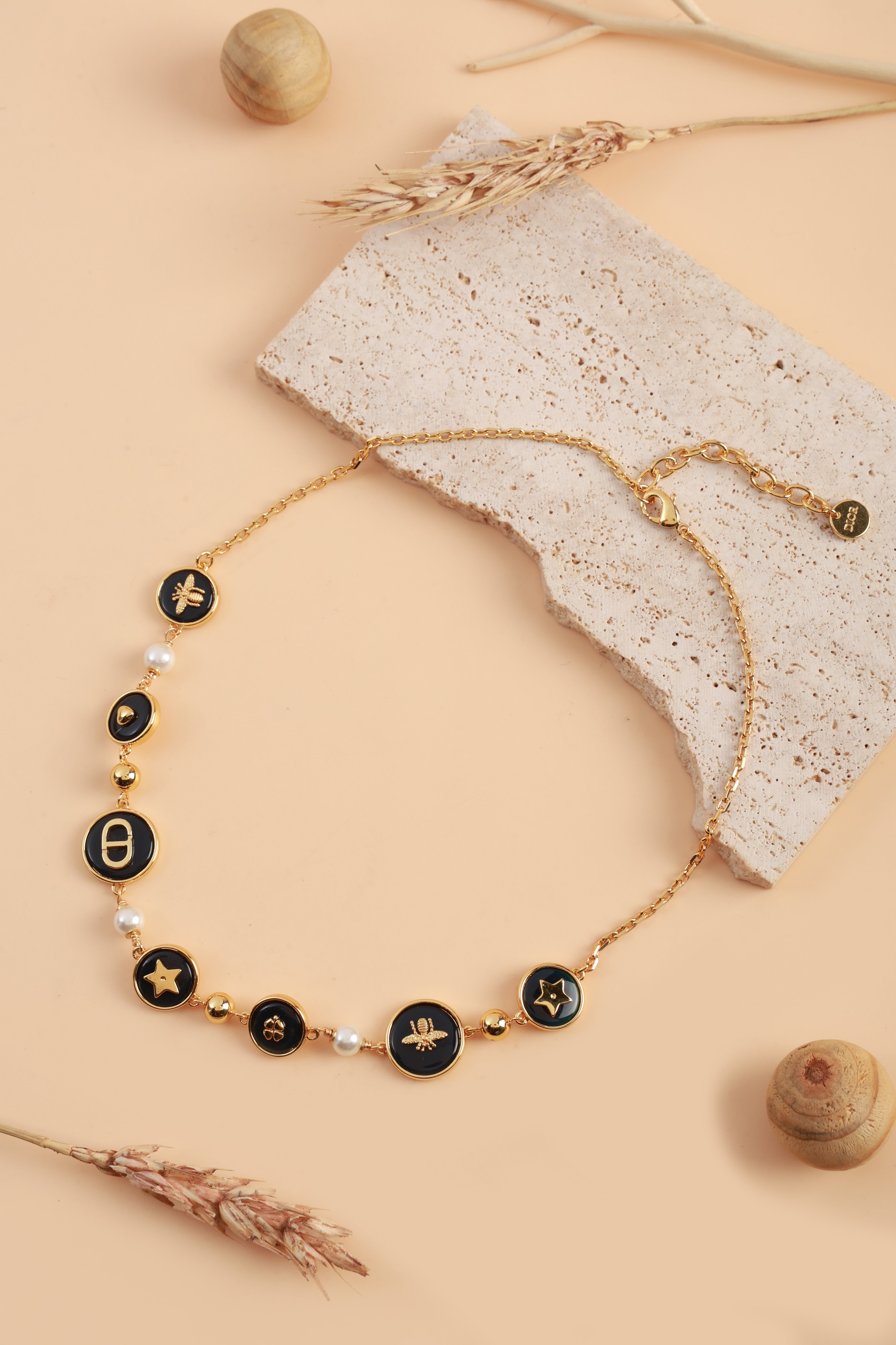 Black Cosmic Charm Neckchain