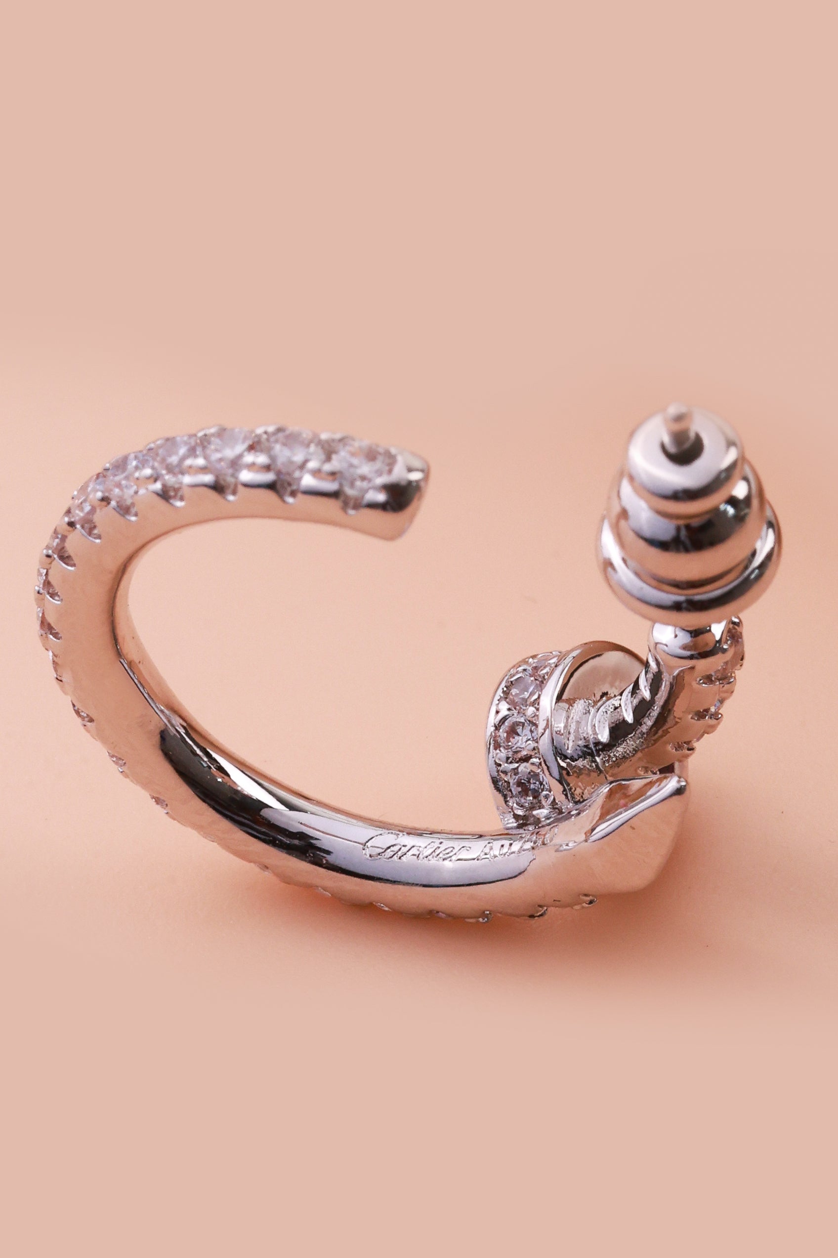 Twinkle Silver Dot Carter Earrings