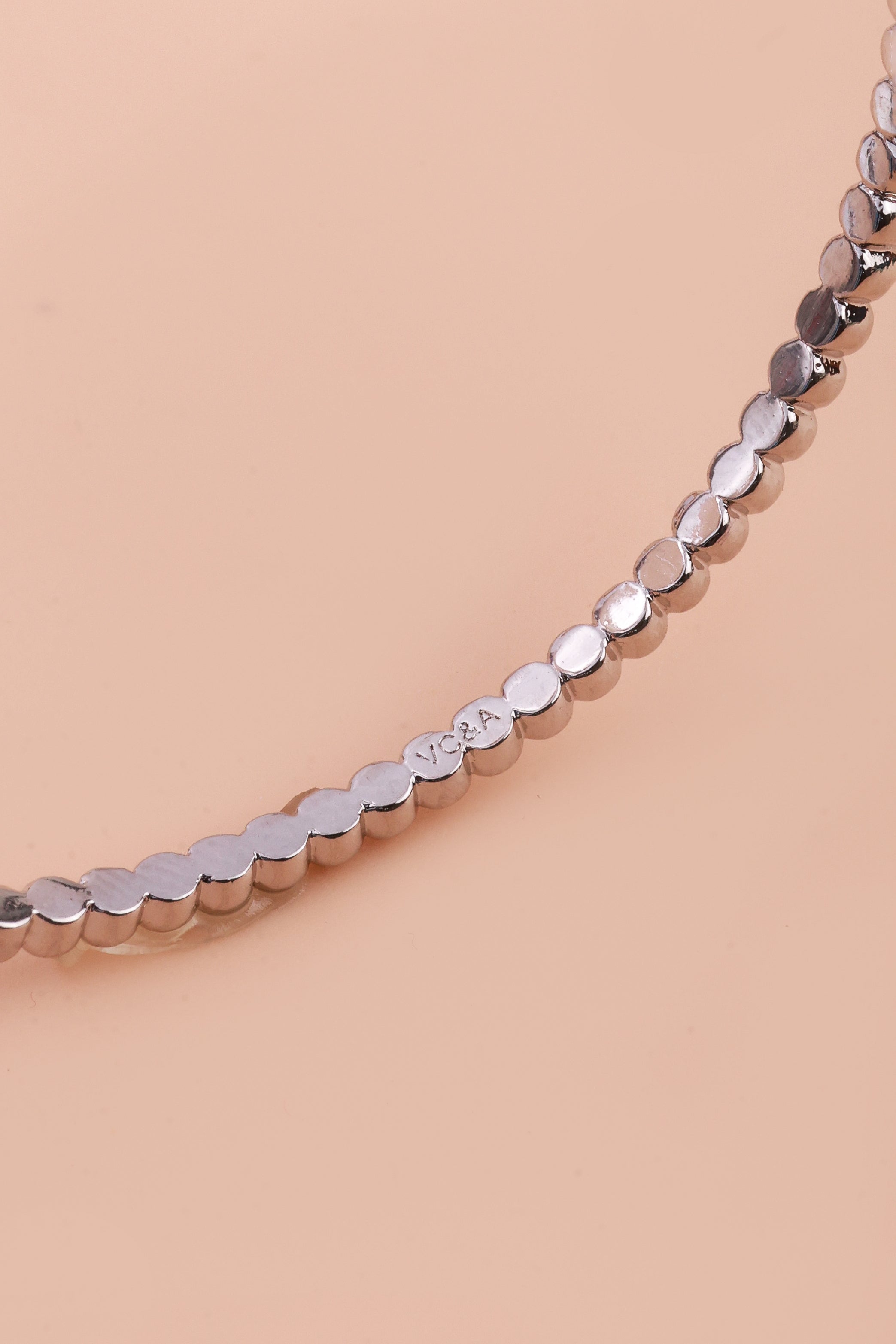 Dazzling Silver Flora Van Chief Bracelet
