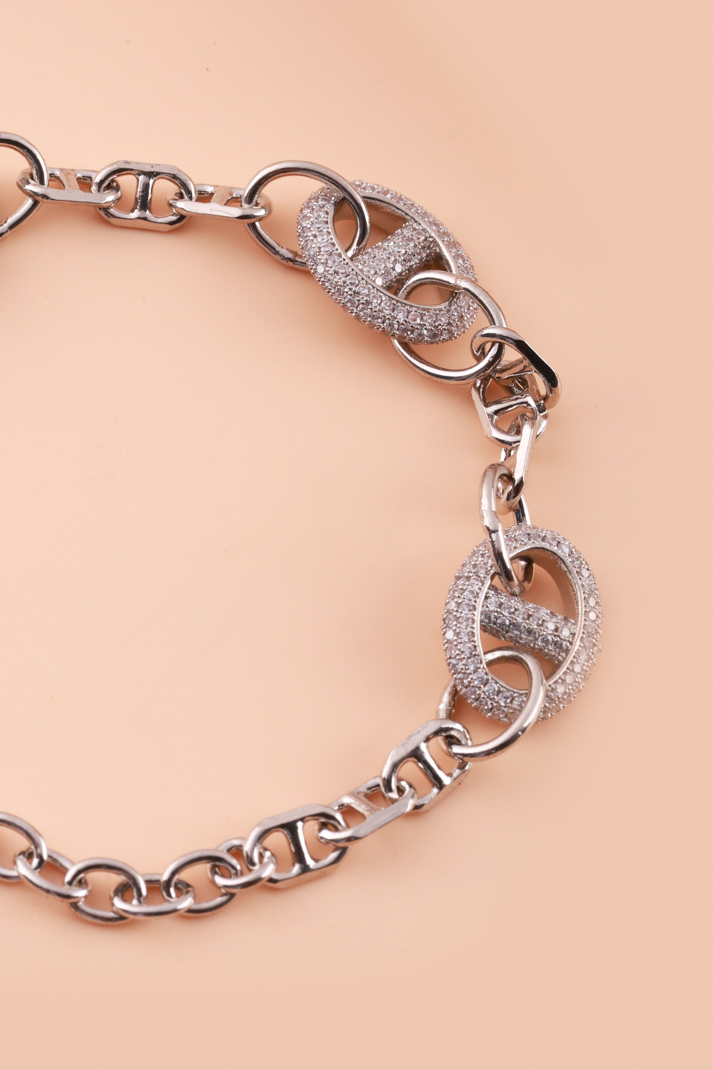 Silver Charm Hermie Bracelet