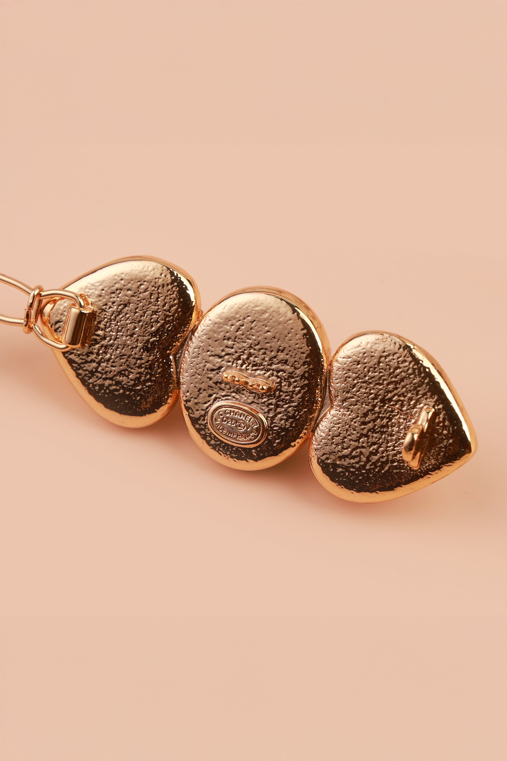Duo Heart Shanel Hair Clip