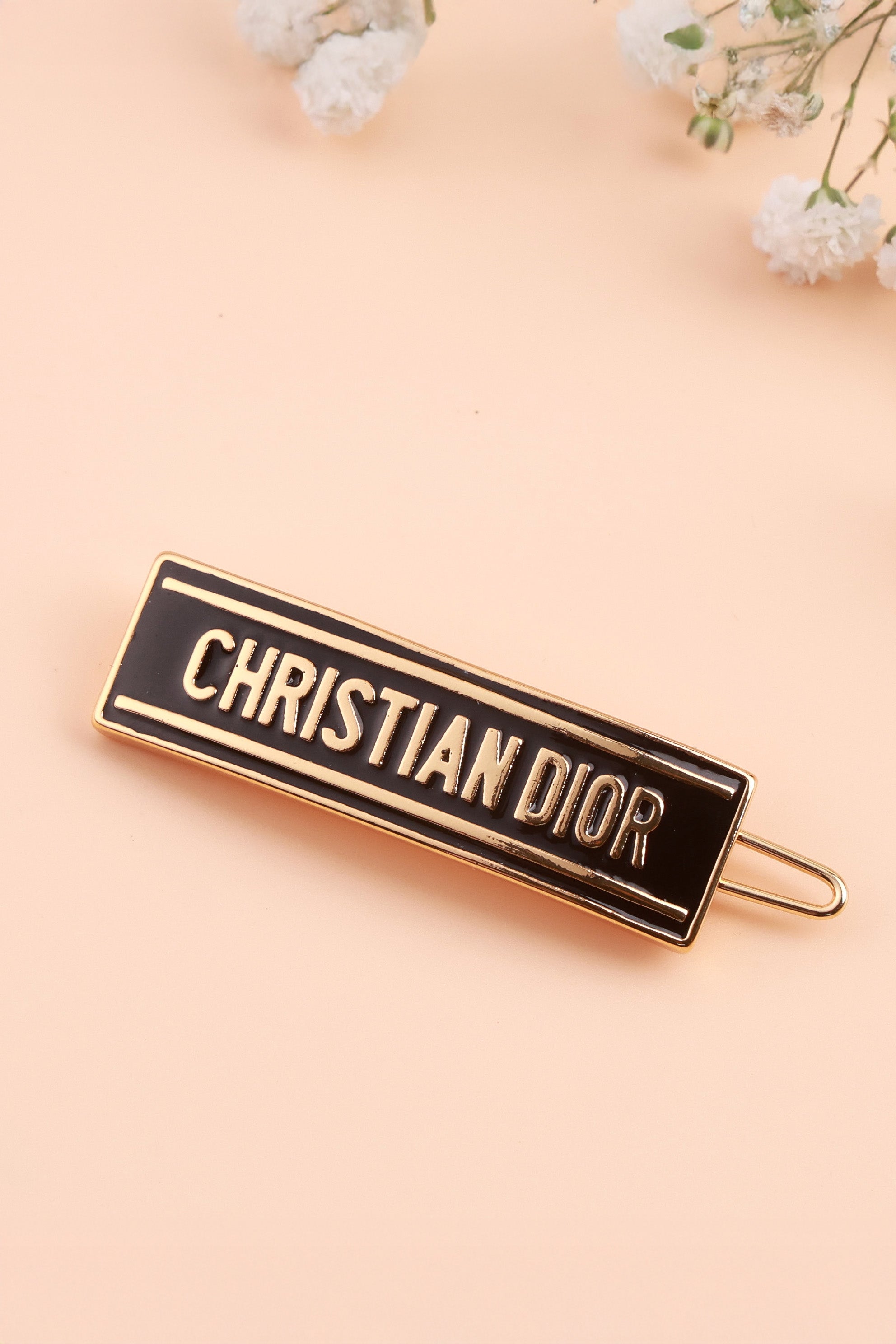 Golden Noir Hair Clip