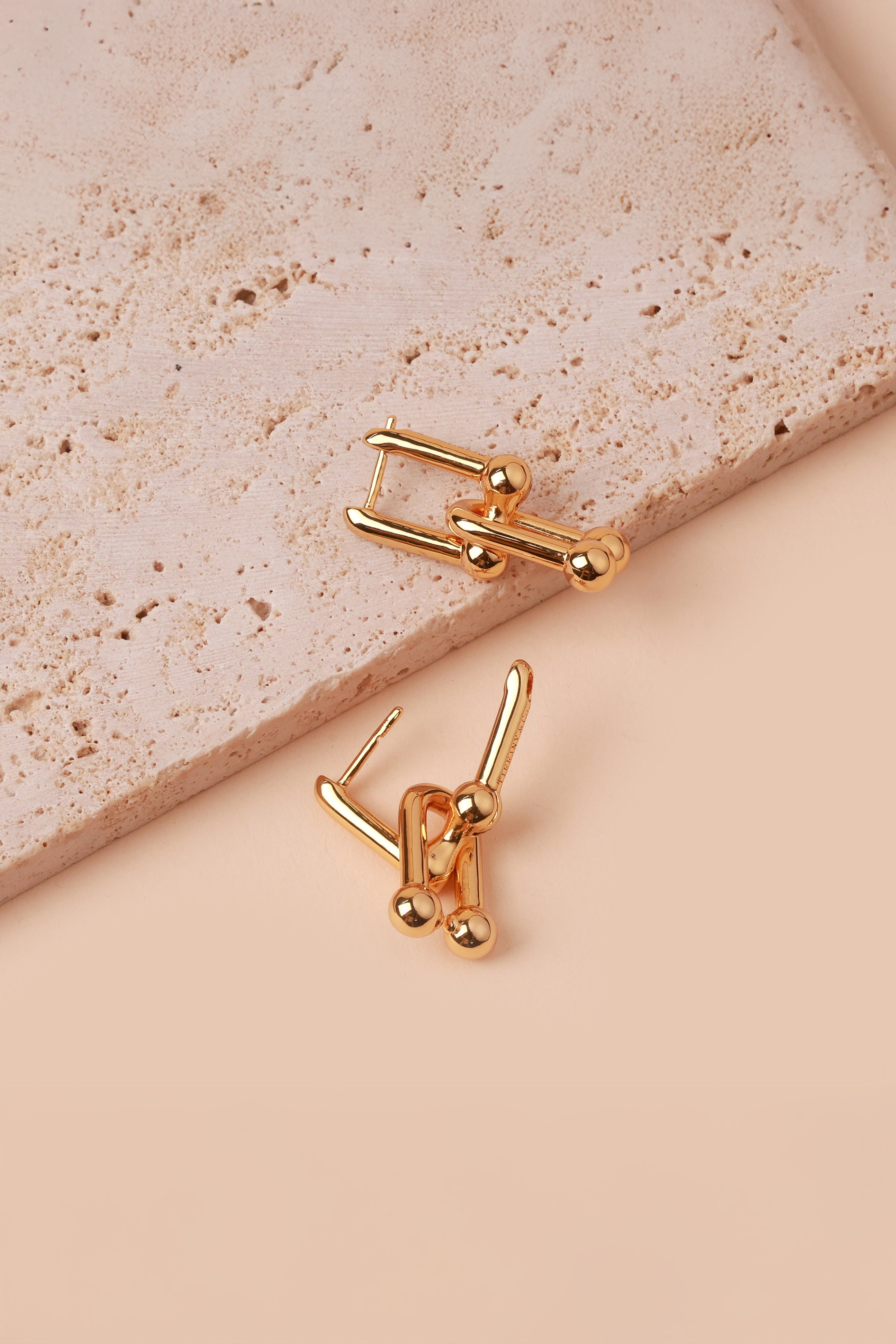 Golden Drop Tiffne Earrings