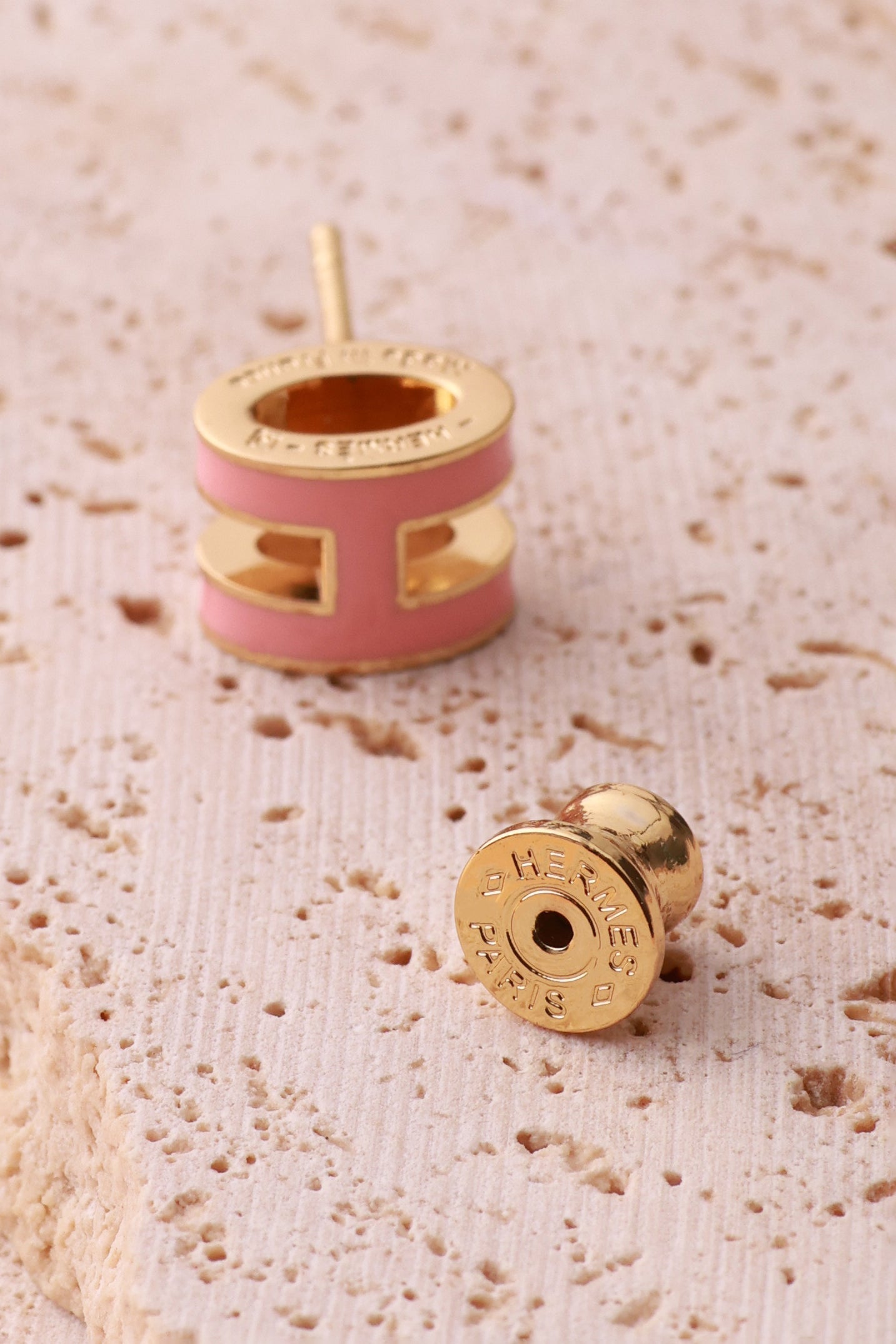 Pink Barrel Luxe Hermie Studs