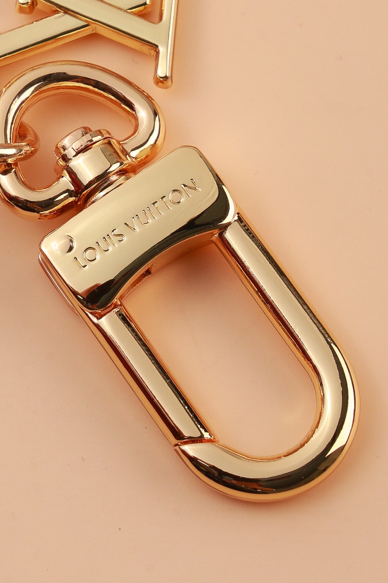 Golden Whisper Bag Charm