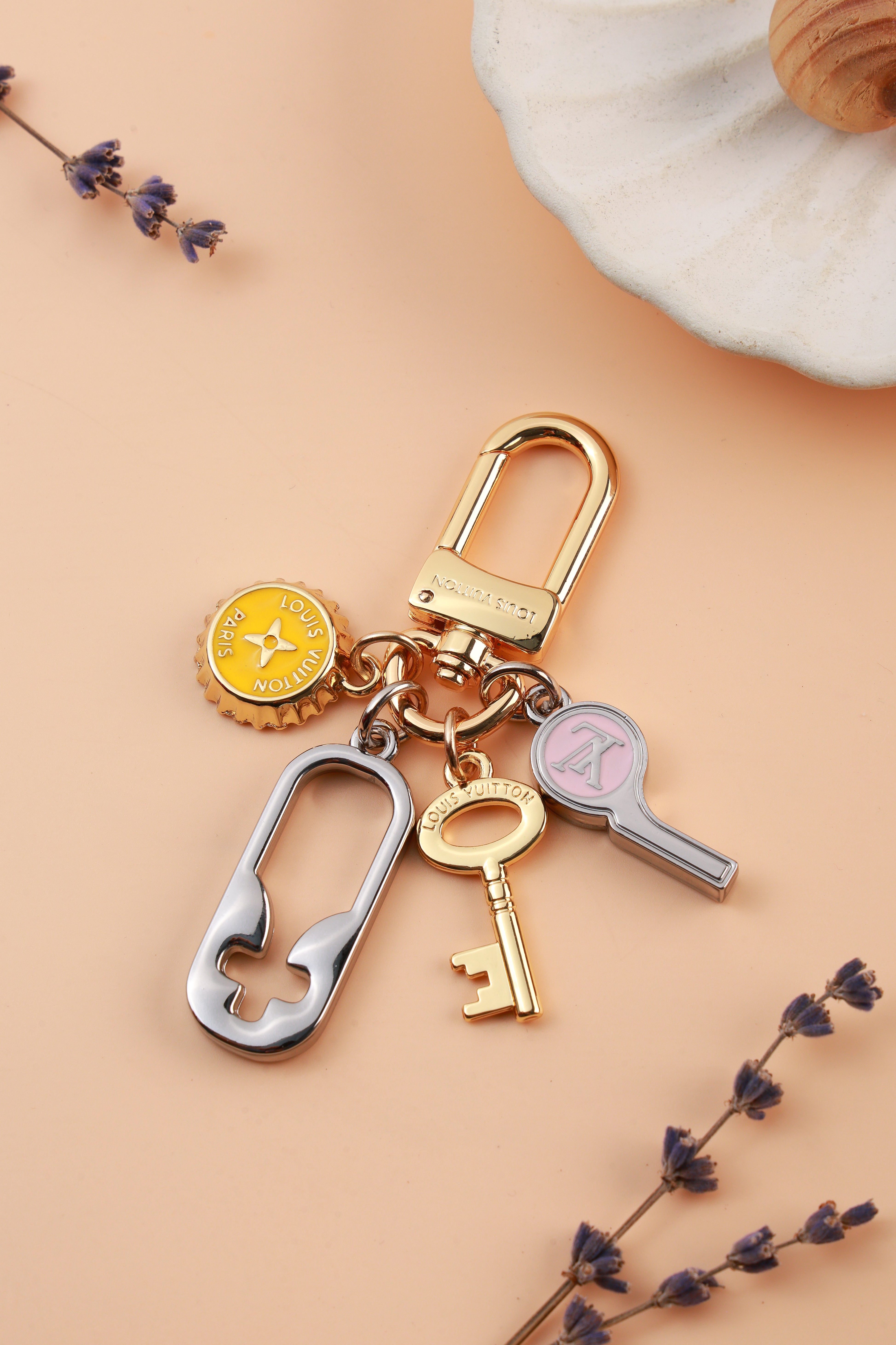 Celestial Bloom Bag Charm