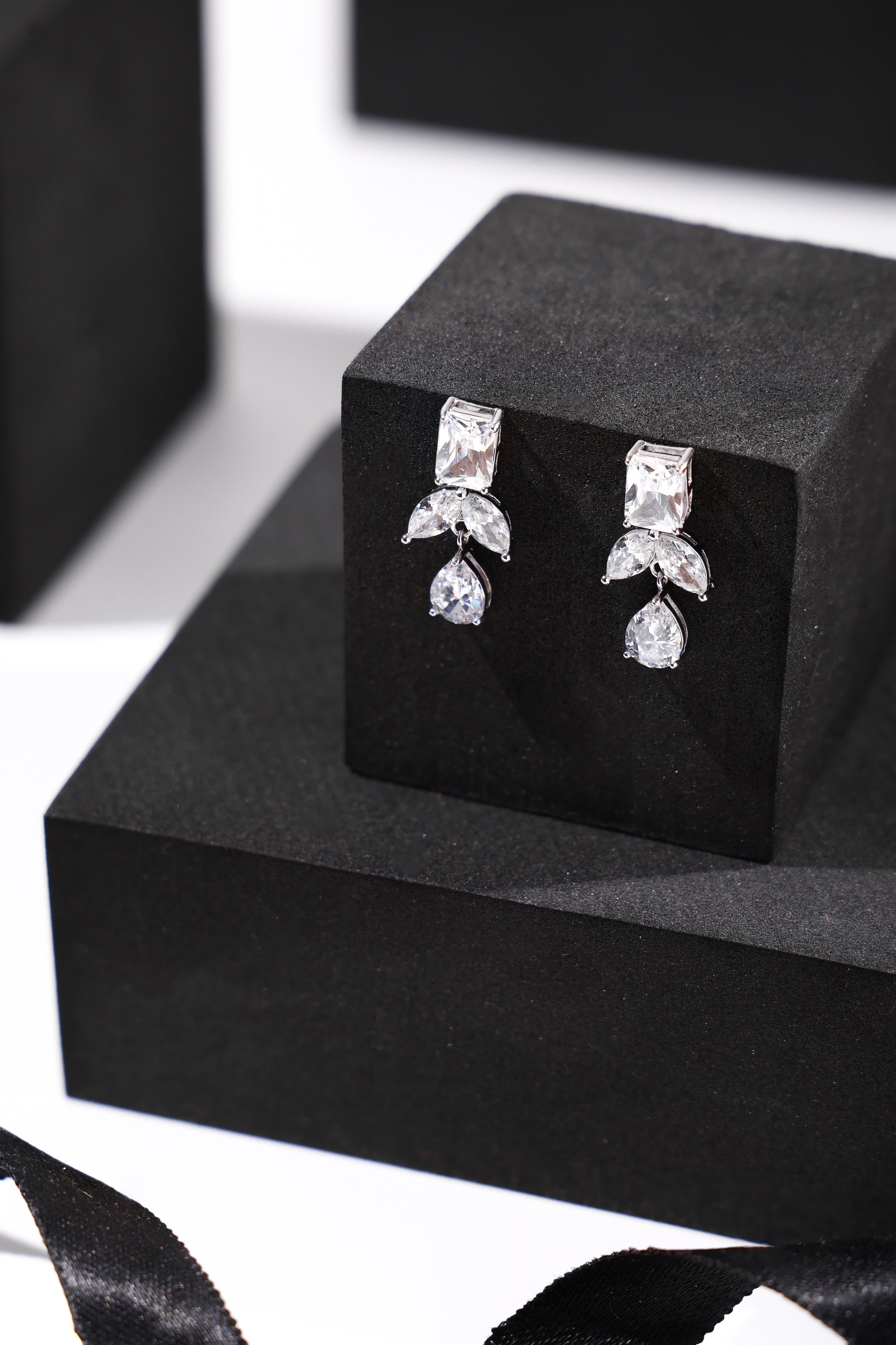 Silver Fang Earrings