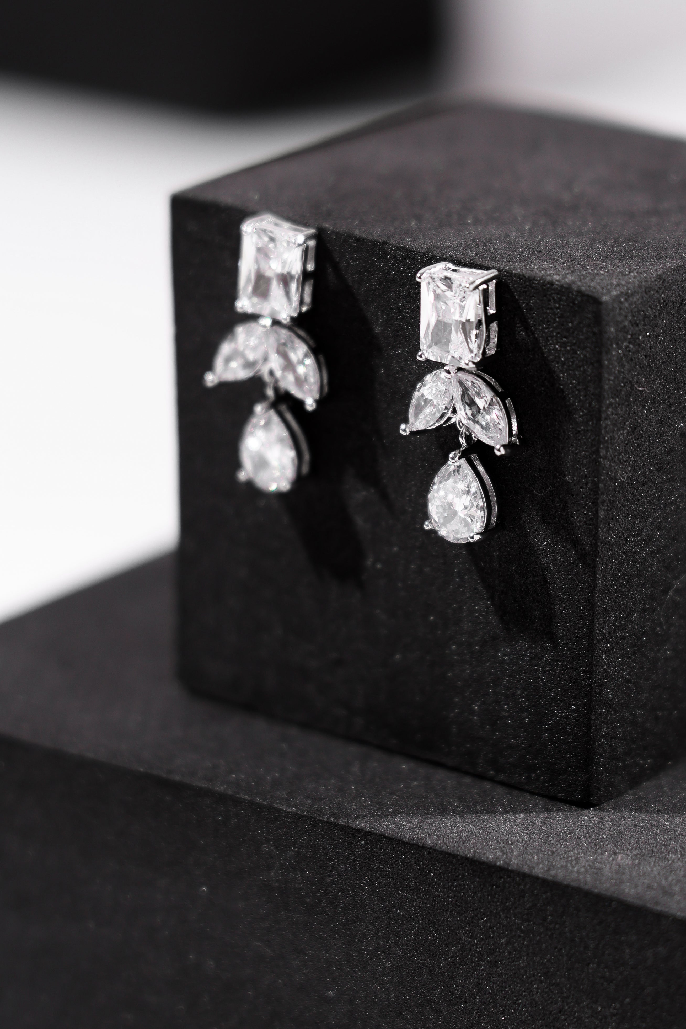 Silver Fang Earrings