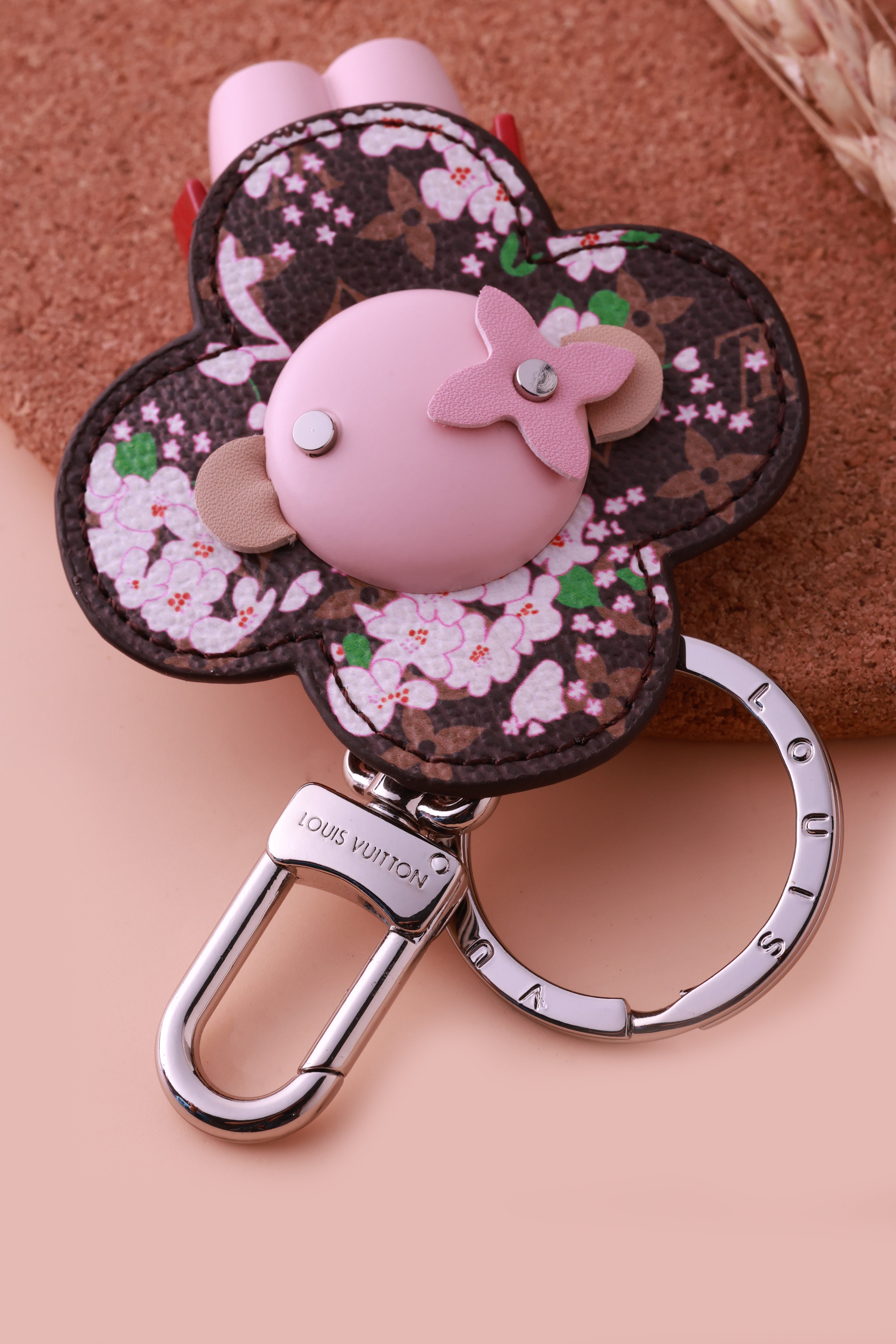 Dazzle Pink Bag Charm