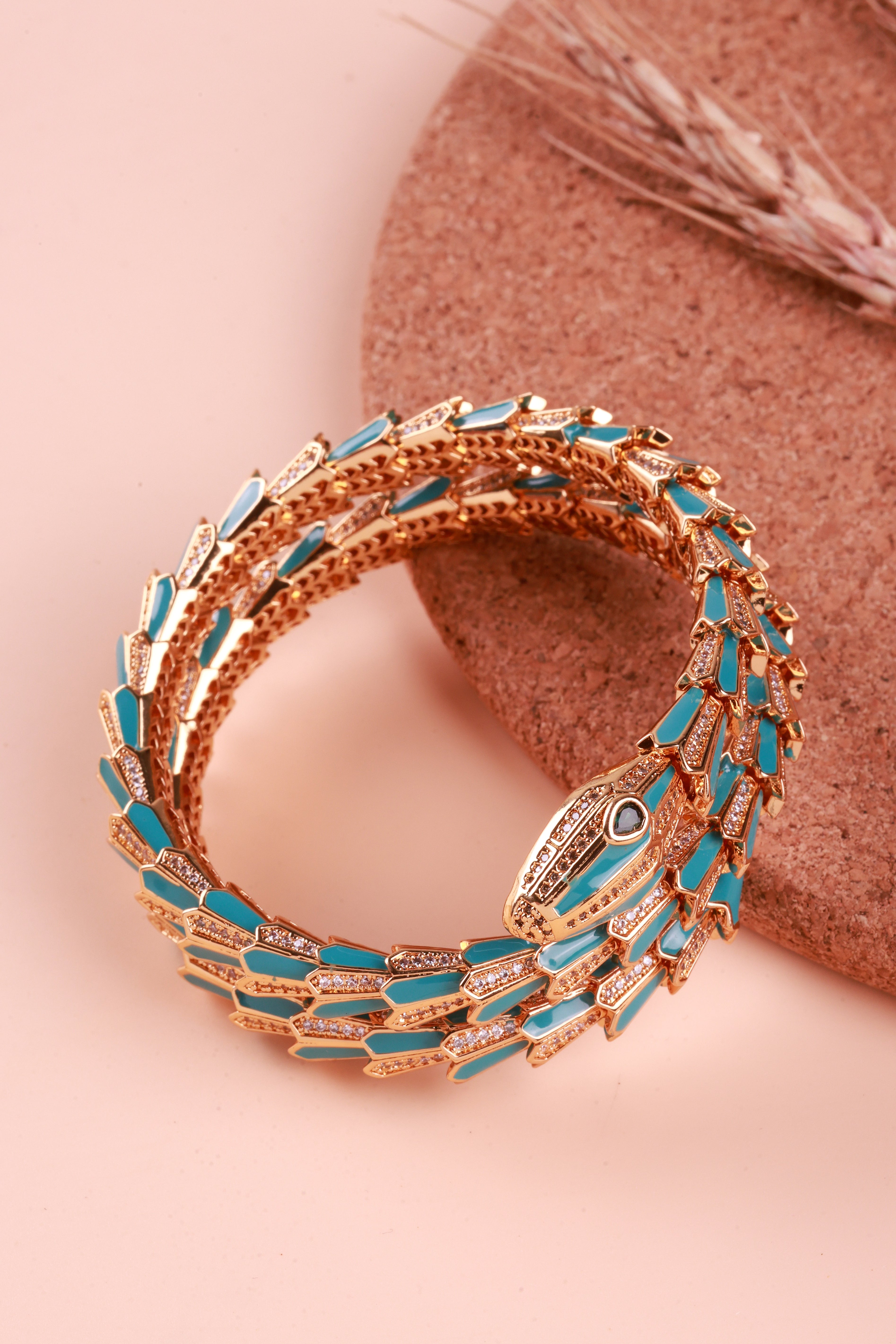 Regal Serpent Blue Bulgaree Bracelet