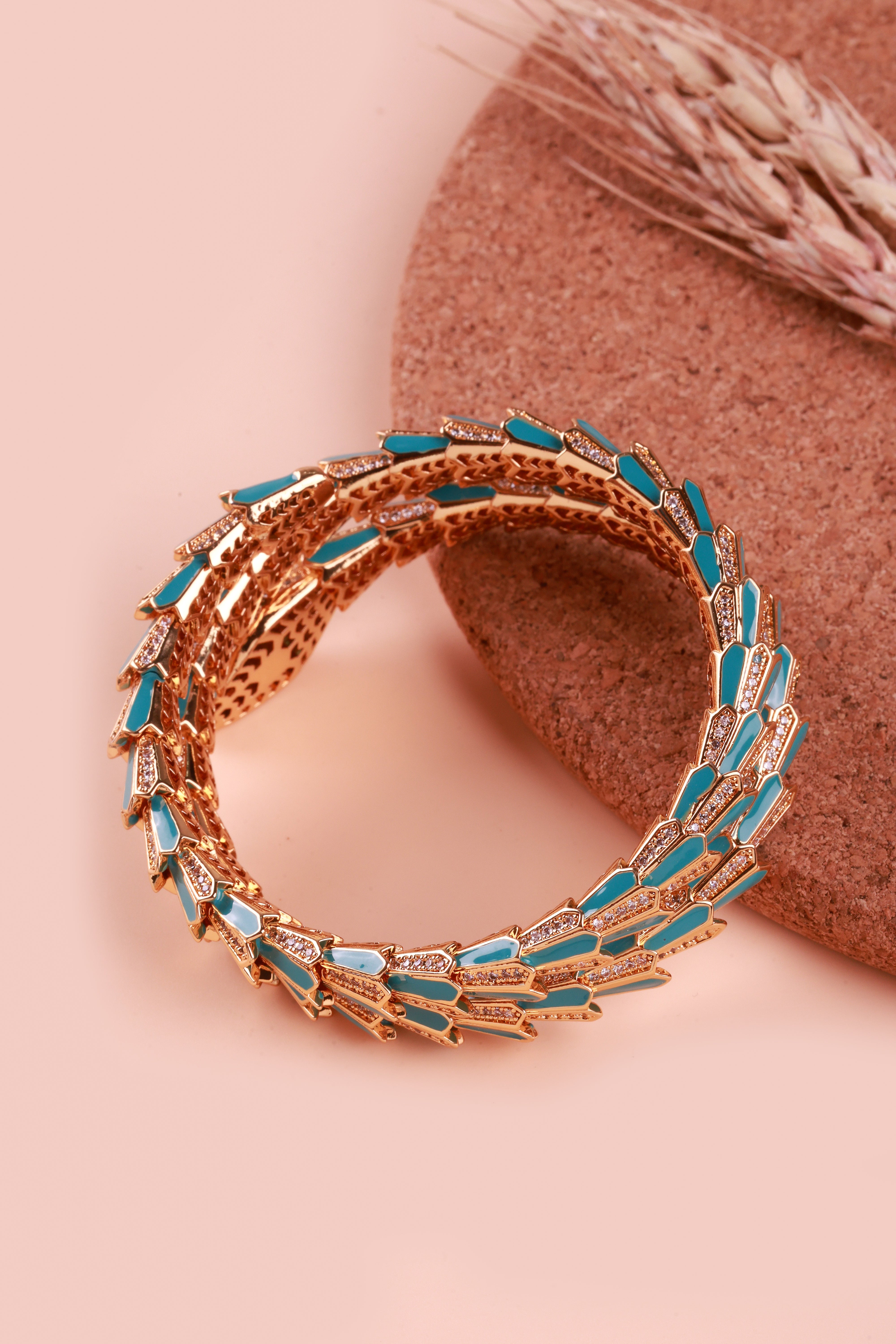 Regal Serpent Blue Bulgaree Bracelet