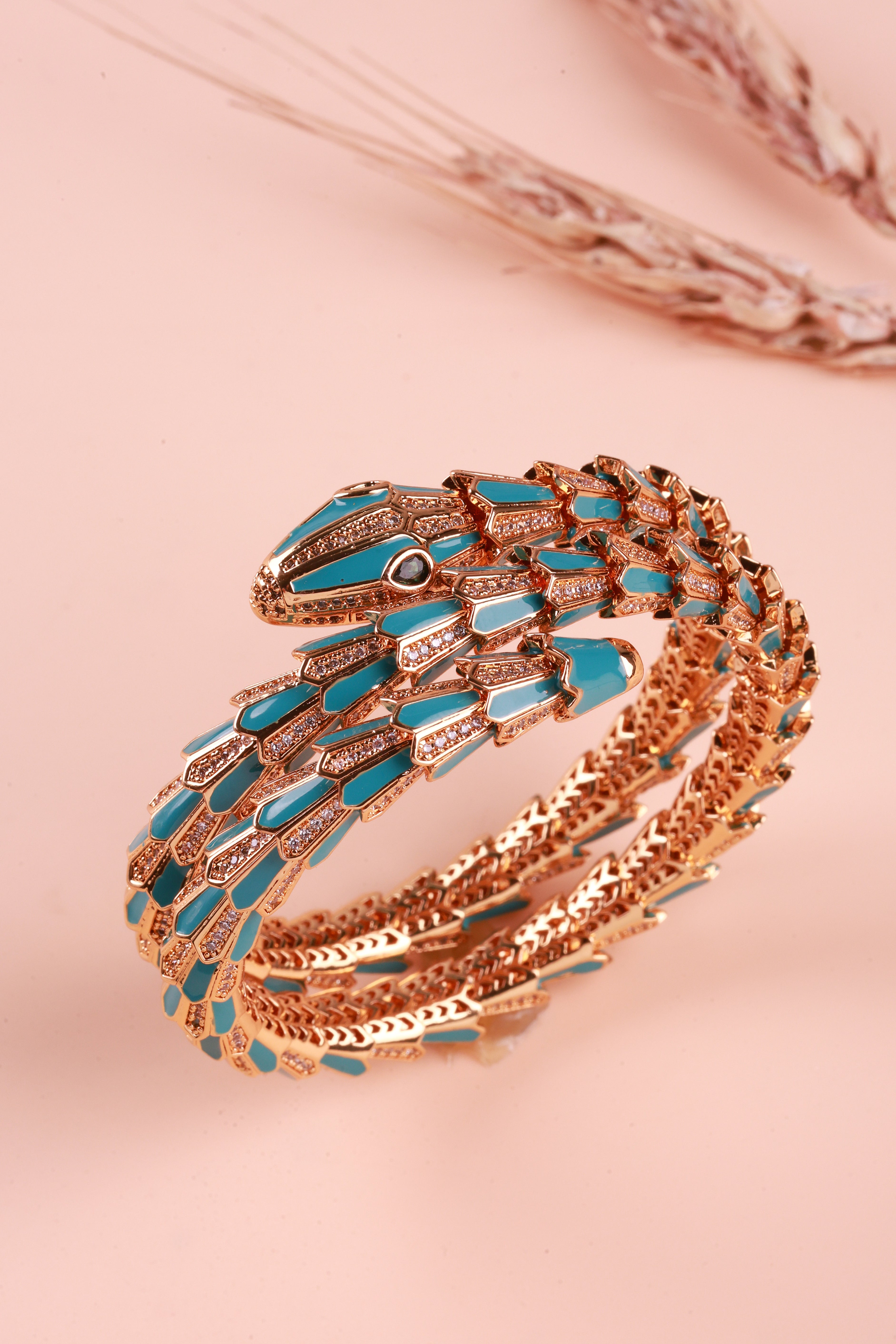 Regal Serpent Blue Bulgaree Bracelet