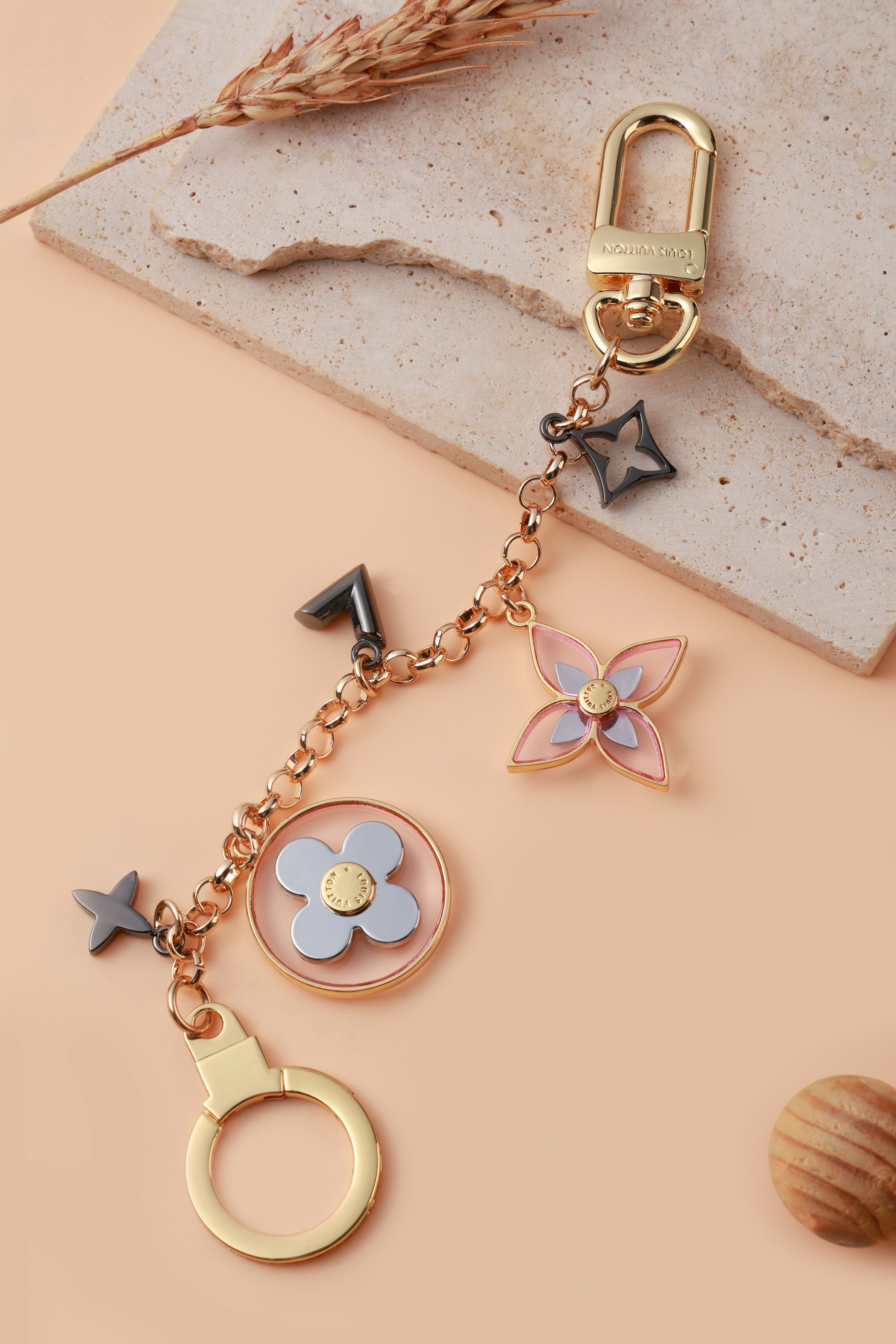 Rosaline Petal Bag Charm