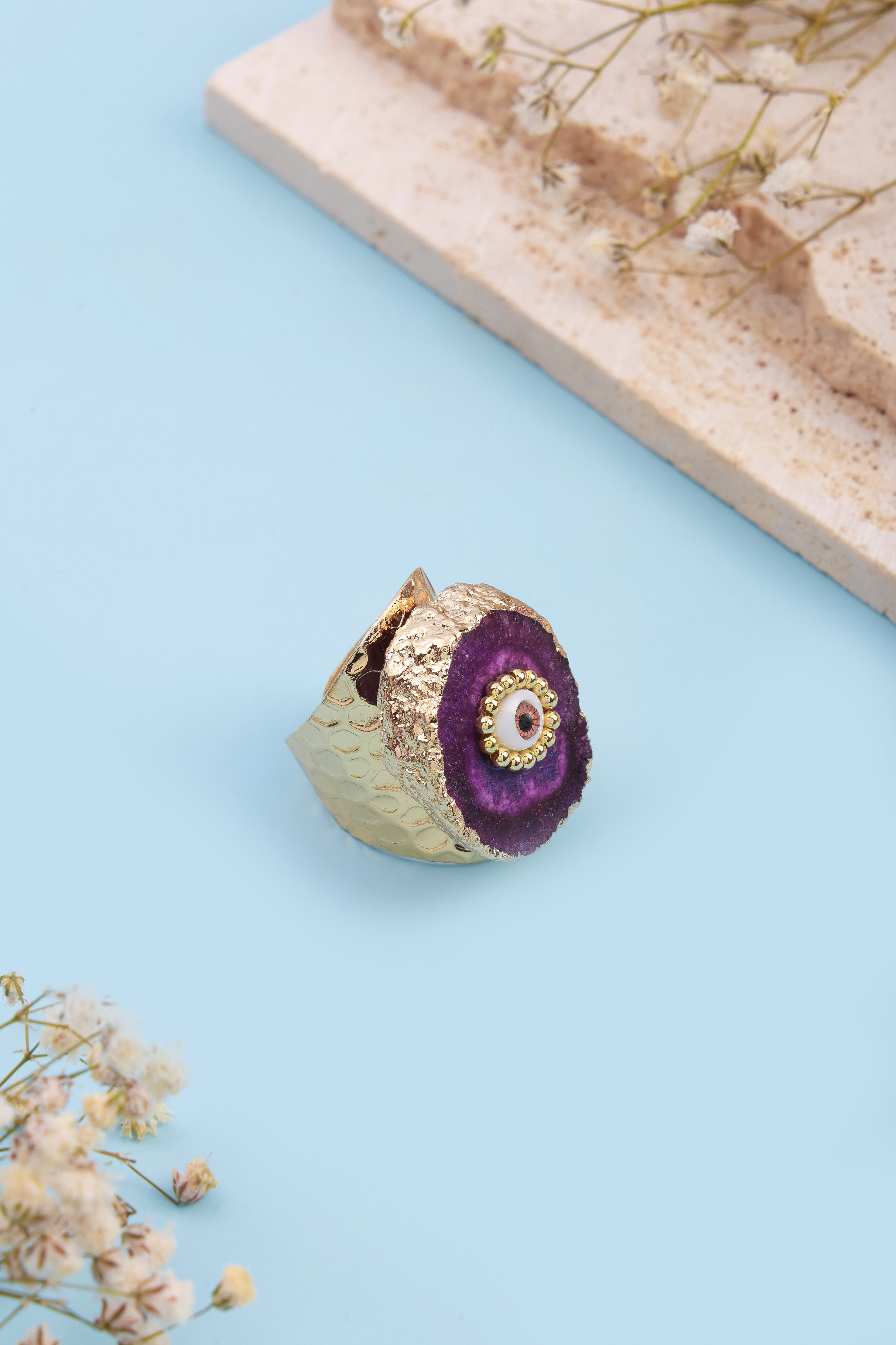 Eyora Dark Purple Ring