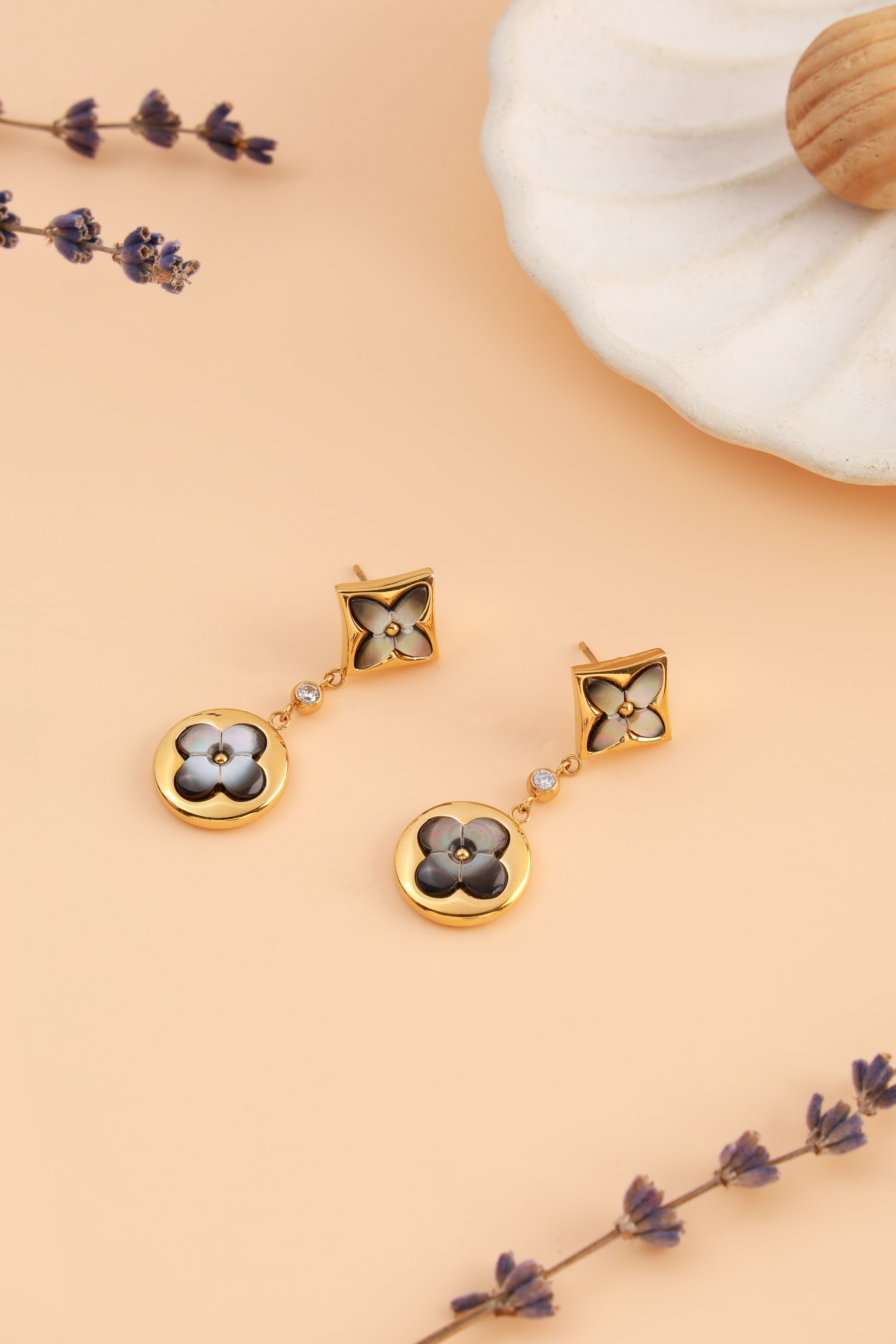 Pearl Blossom Earrings