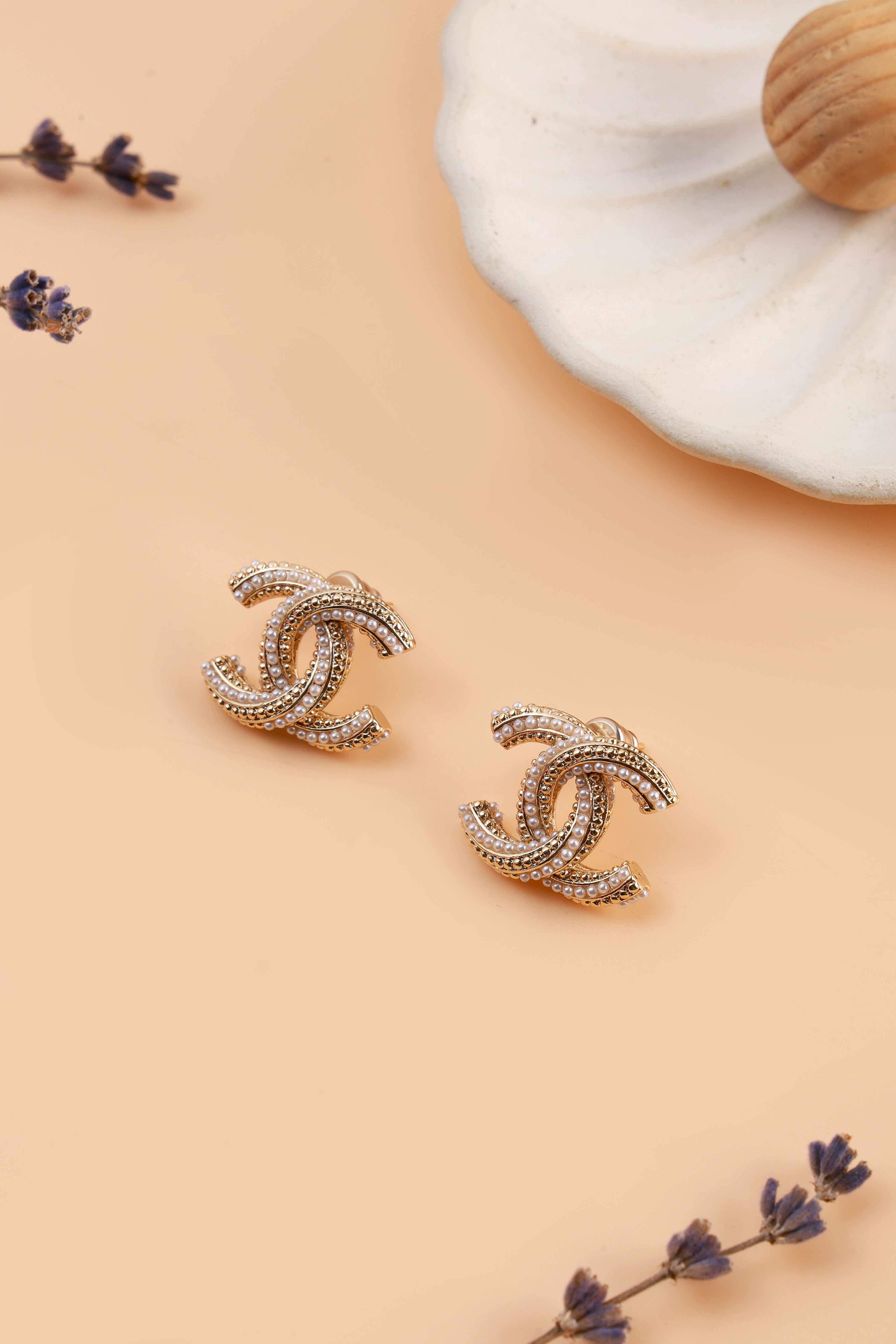 Fleur De Perle Studs