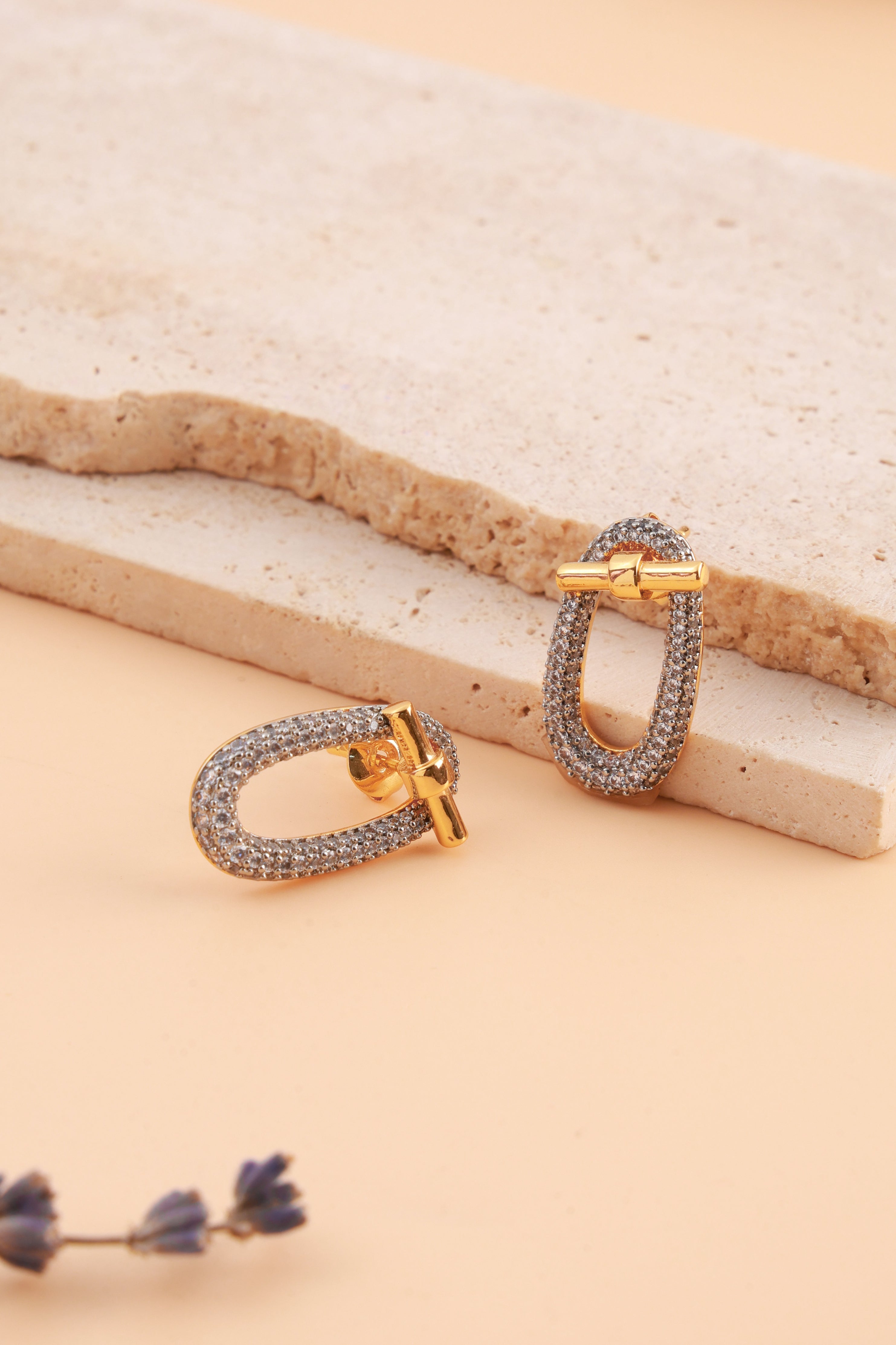 Aurora Oval Hoop Earrings