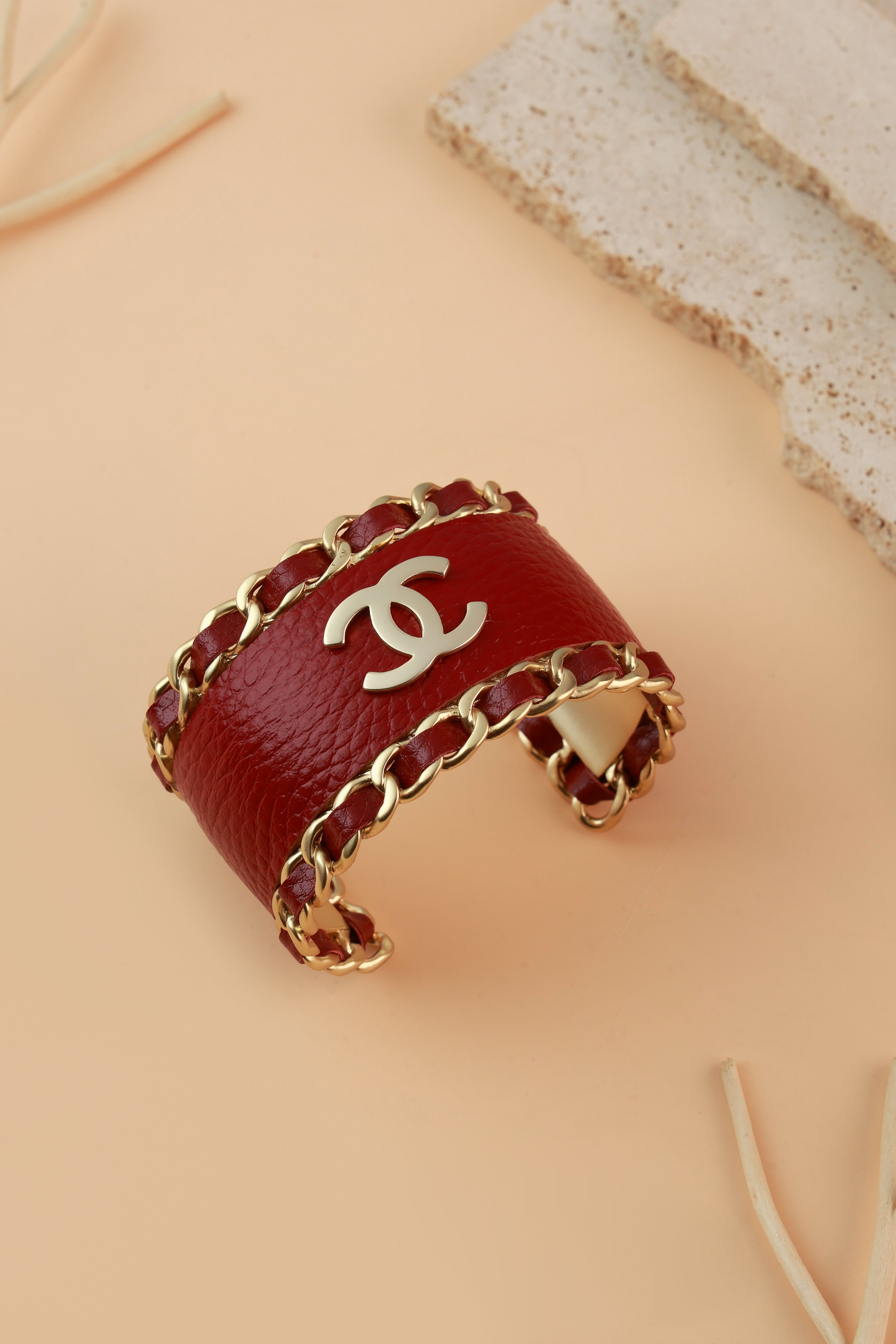 Red Cuff Bracelet