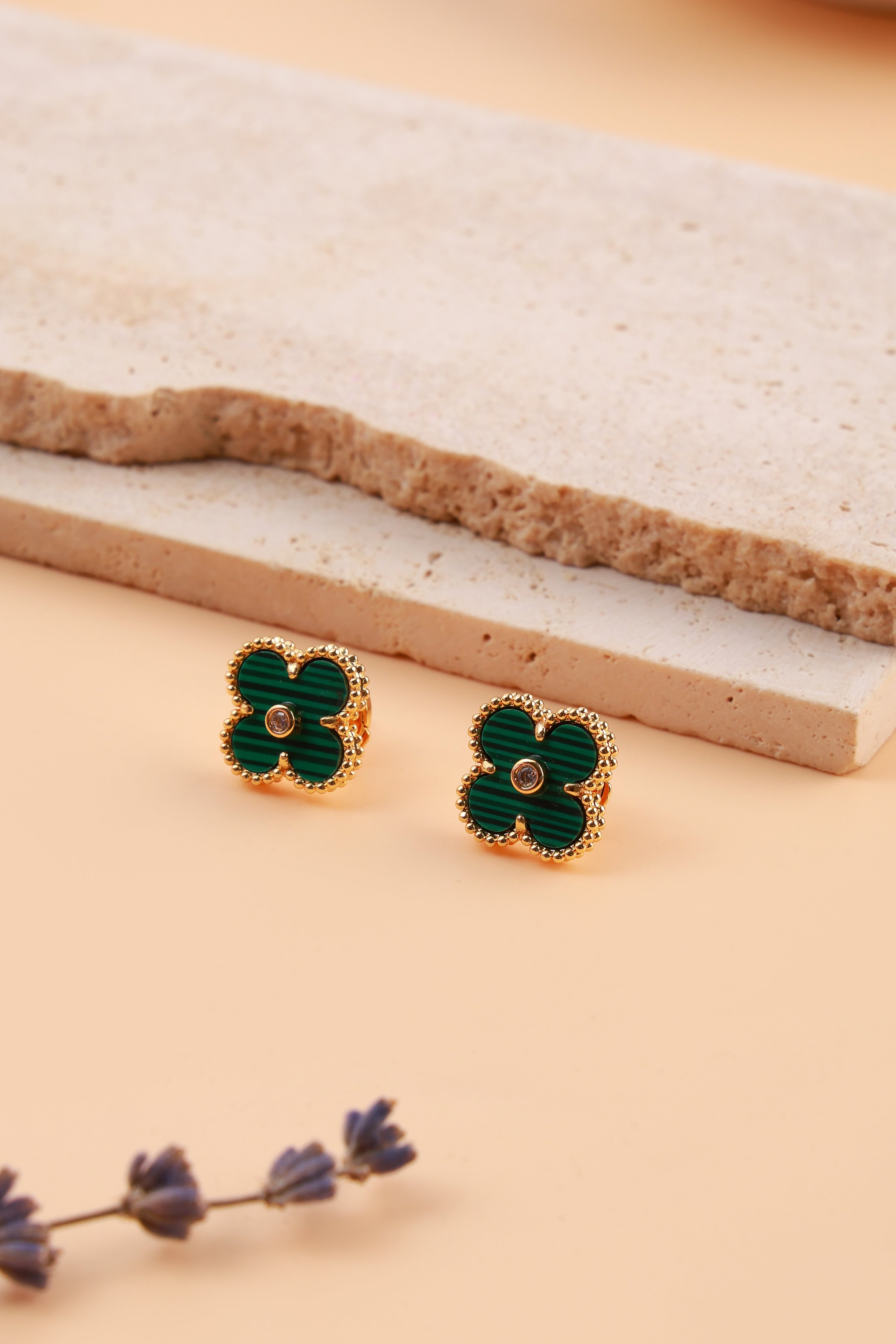 Golden Clover Studs