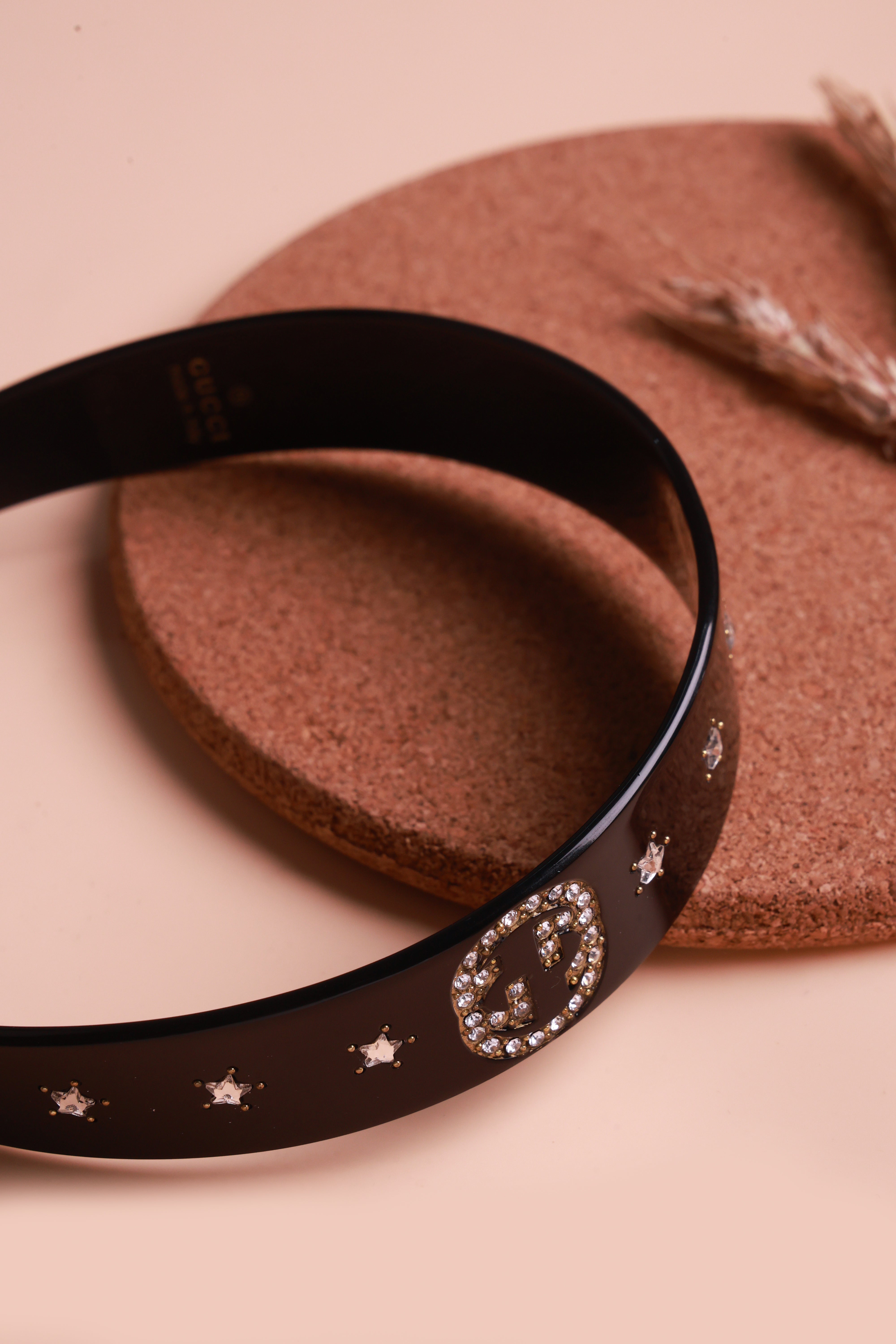 Raven Black Guchi Hair Band