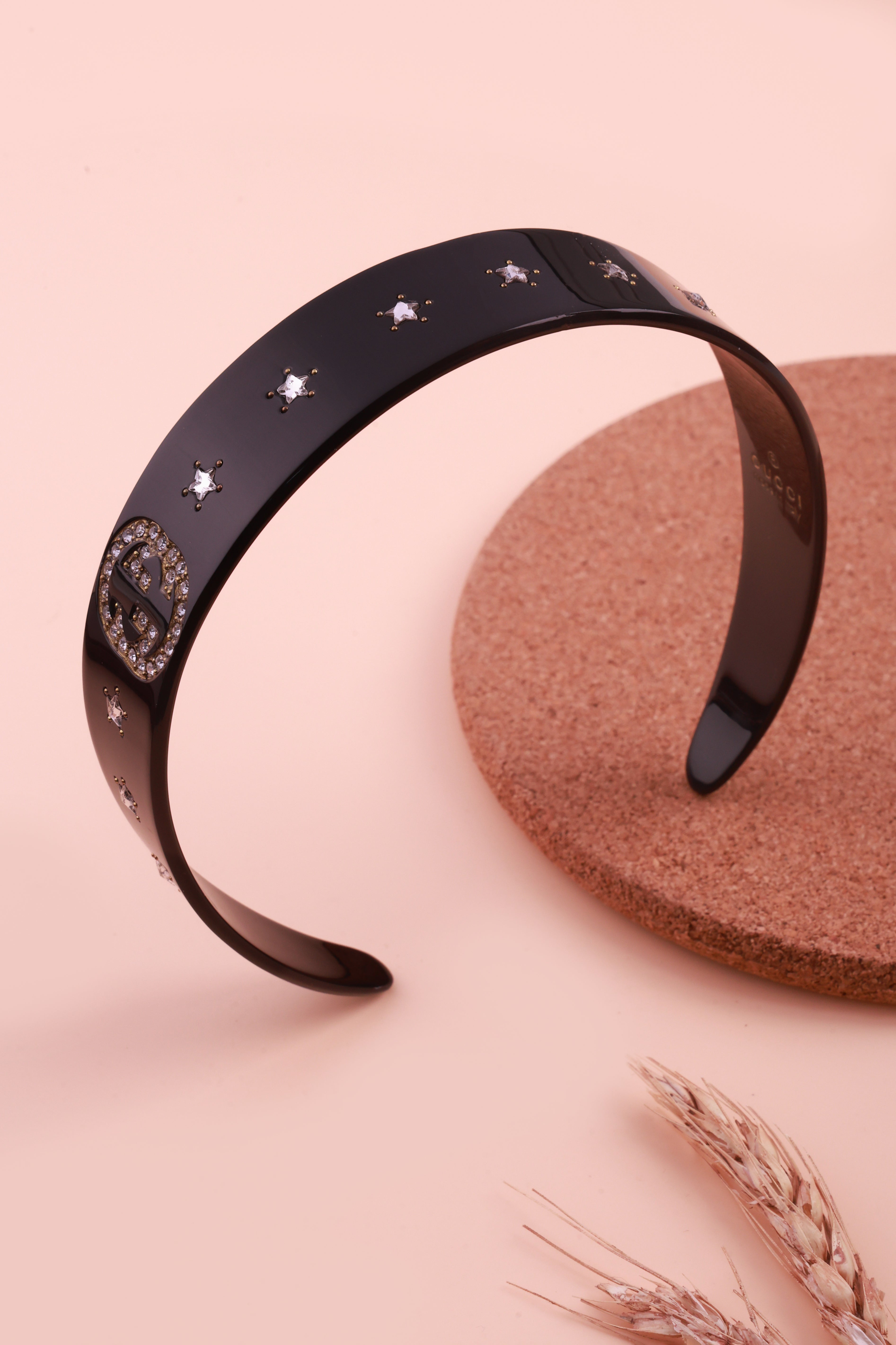 Raven Black Guchi Hair Band