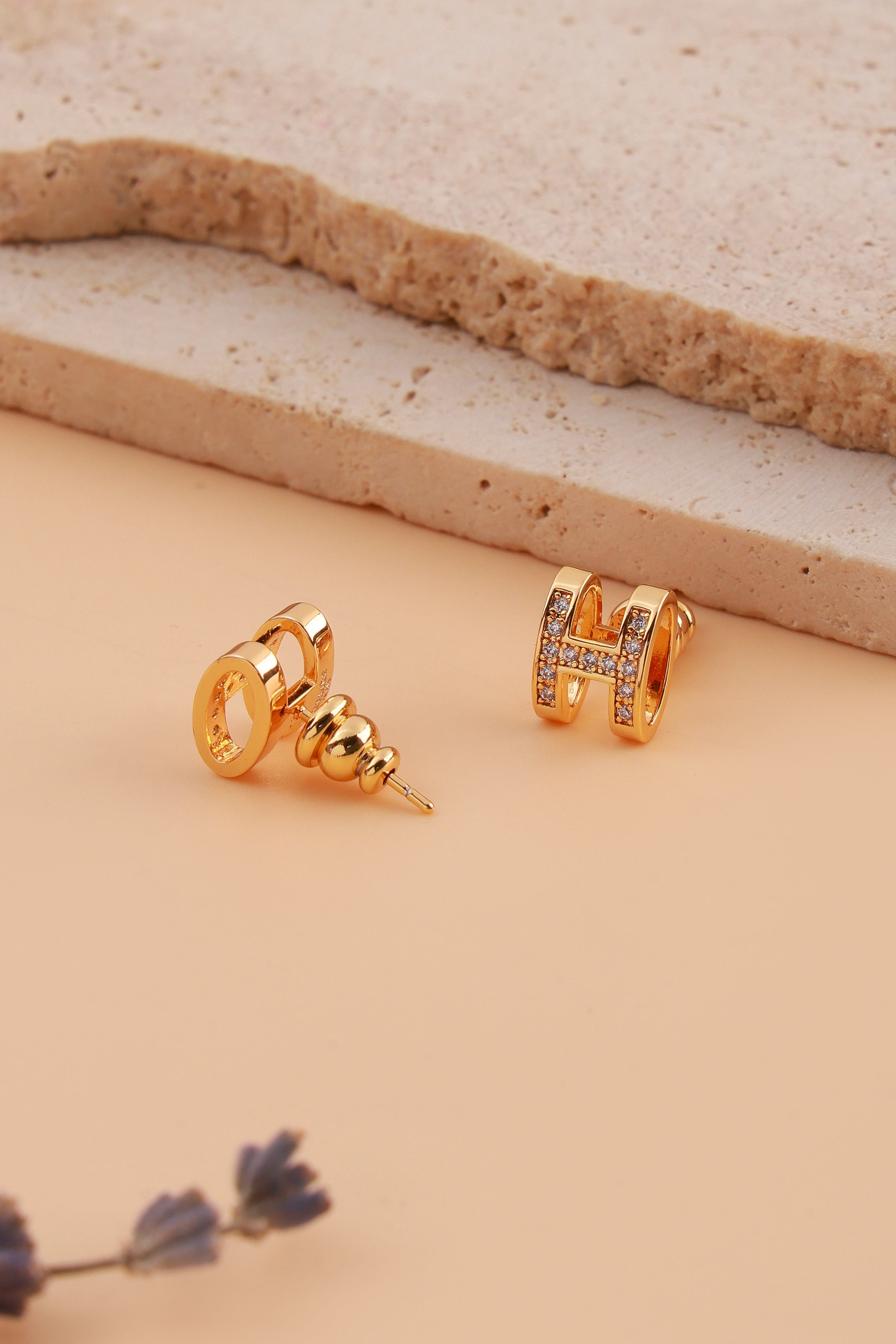 Golden Barrel Luxe Studs