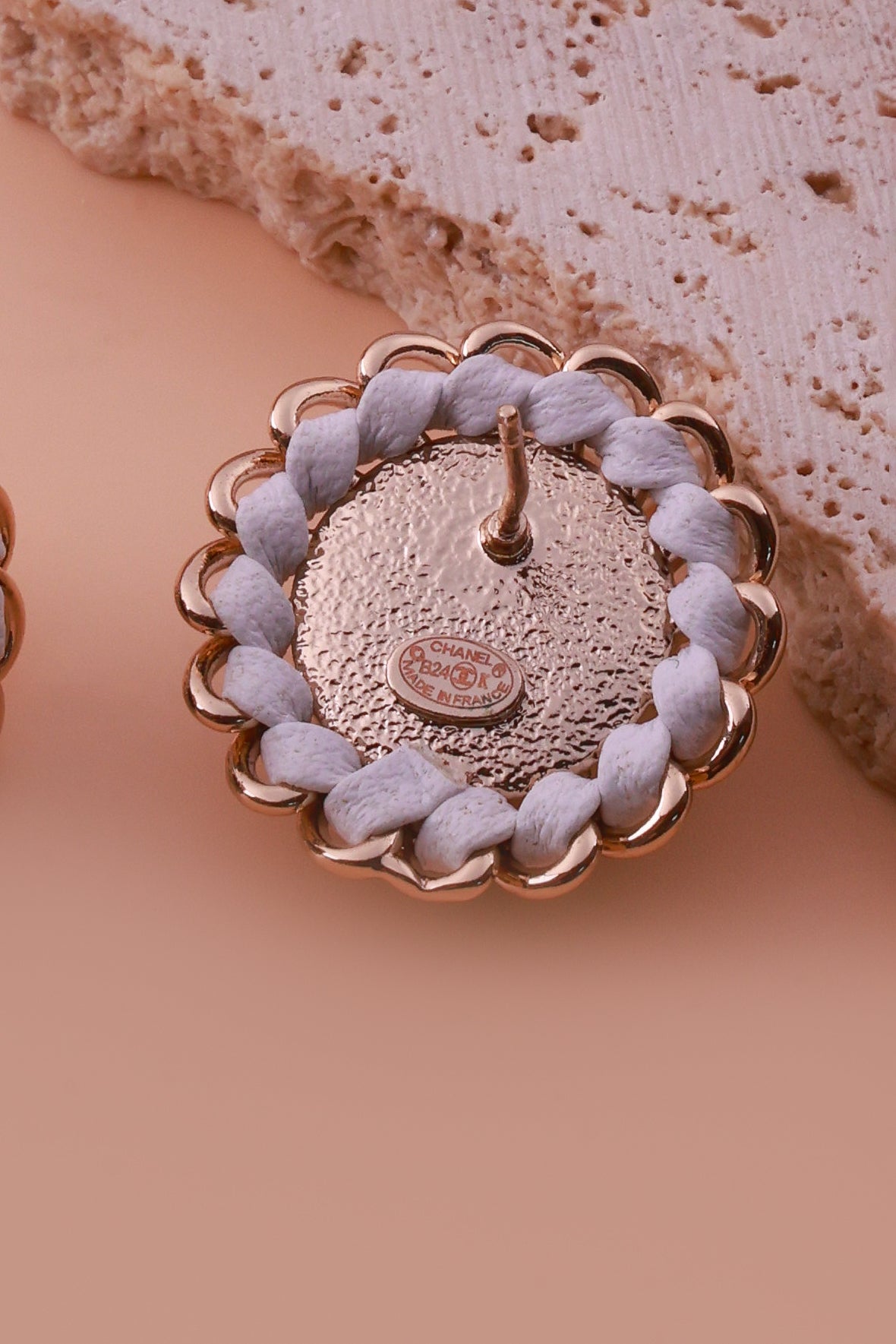 Orabelle Black Shanel Studs
