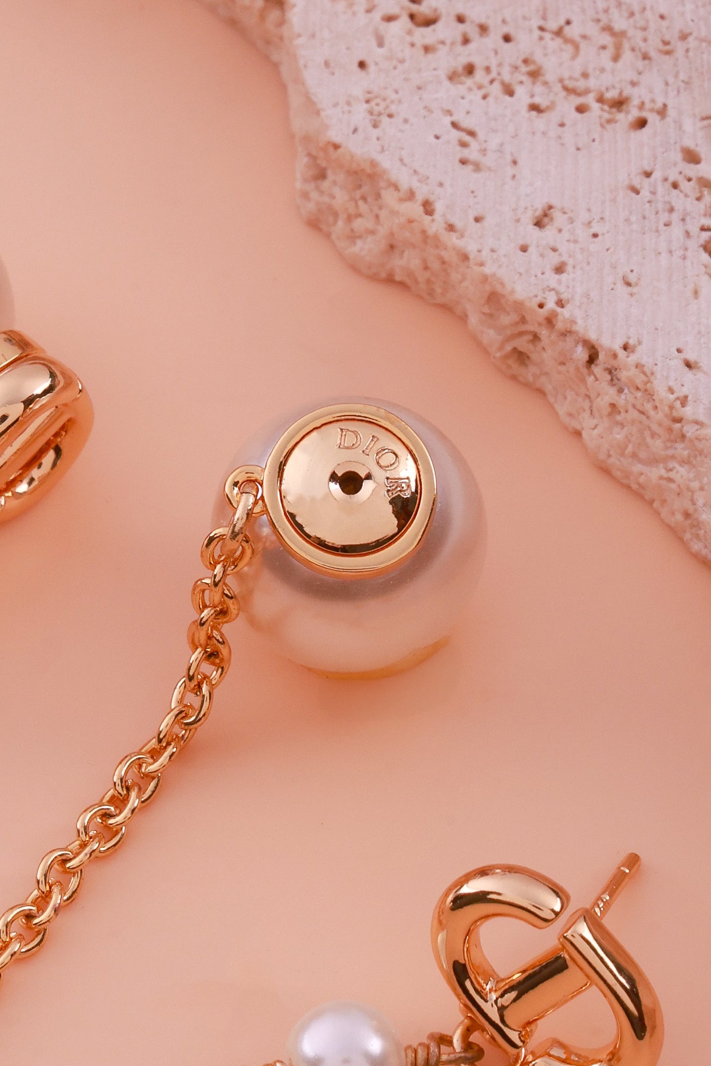 Moon Gold Diot Earrings
