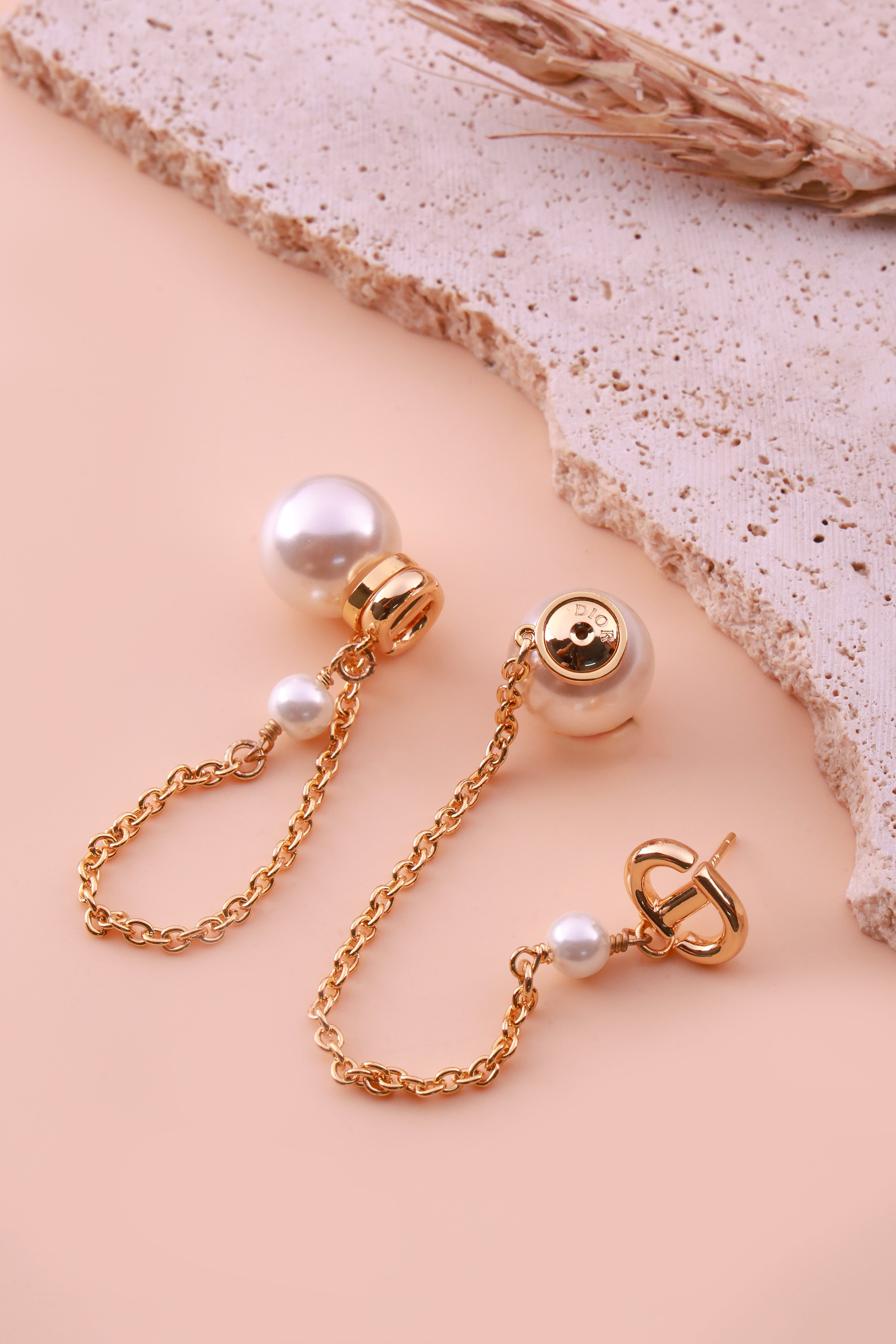 Moon Gold Diot Earrings