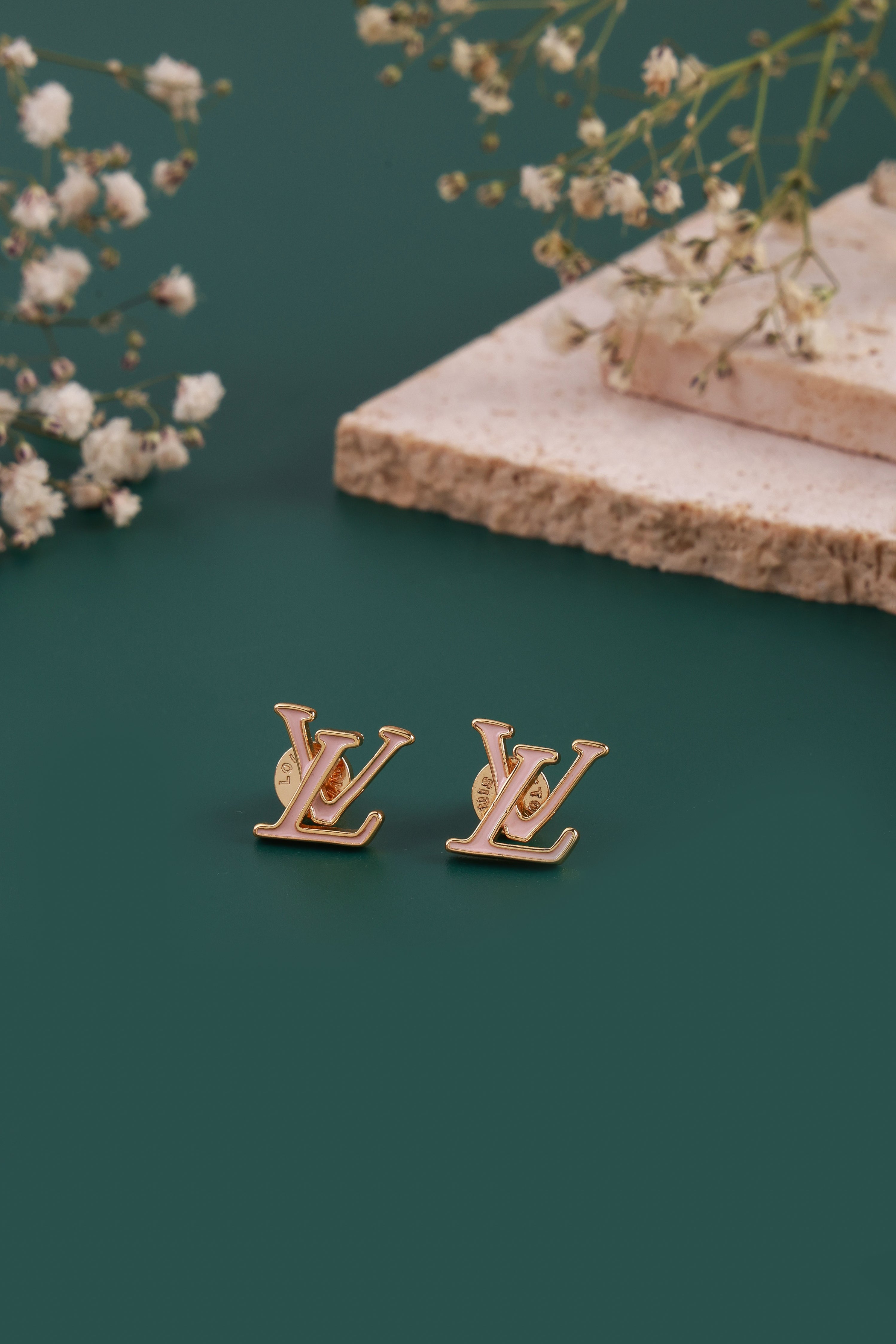 Dazzling Golden Mark Studs