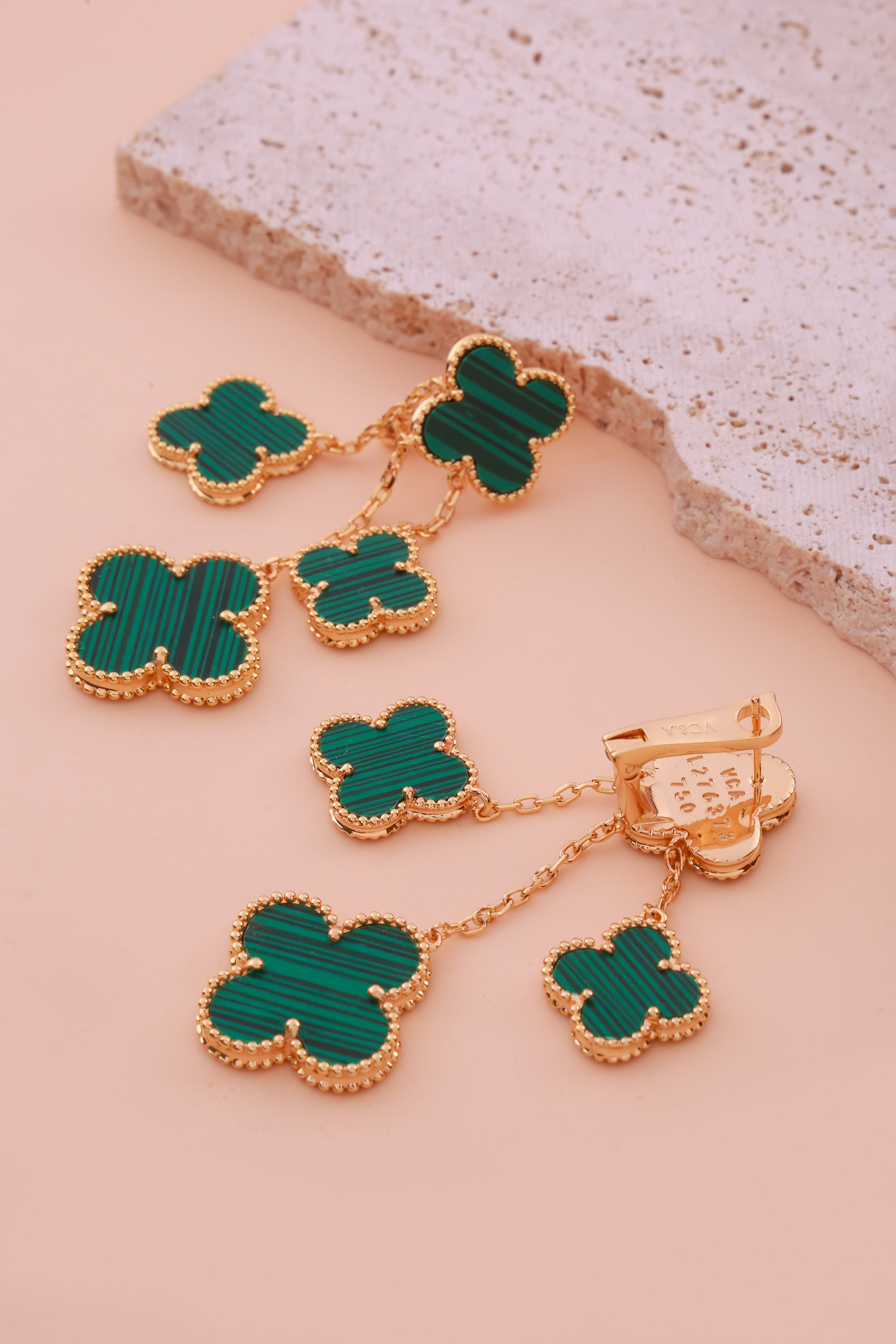 Rockin Green Van Chief Earrings