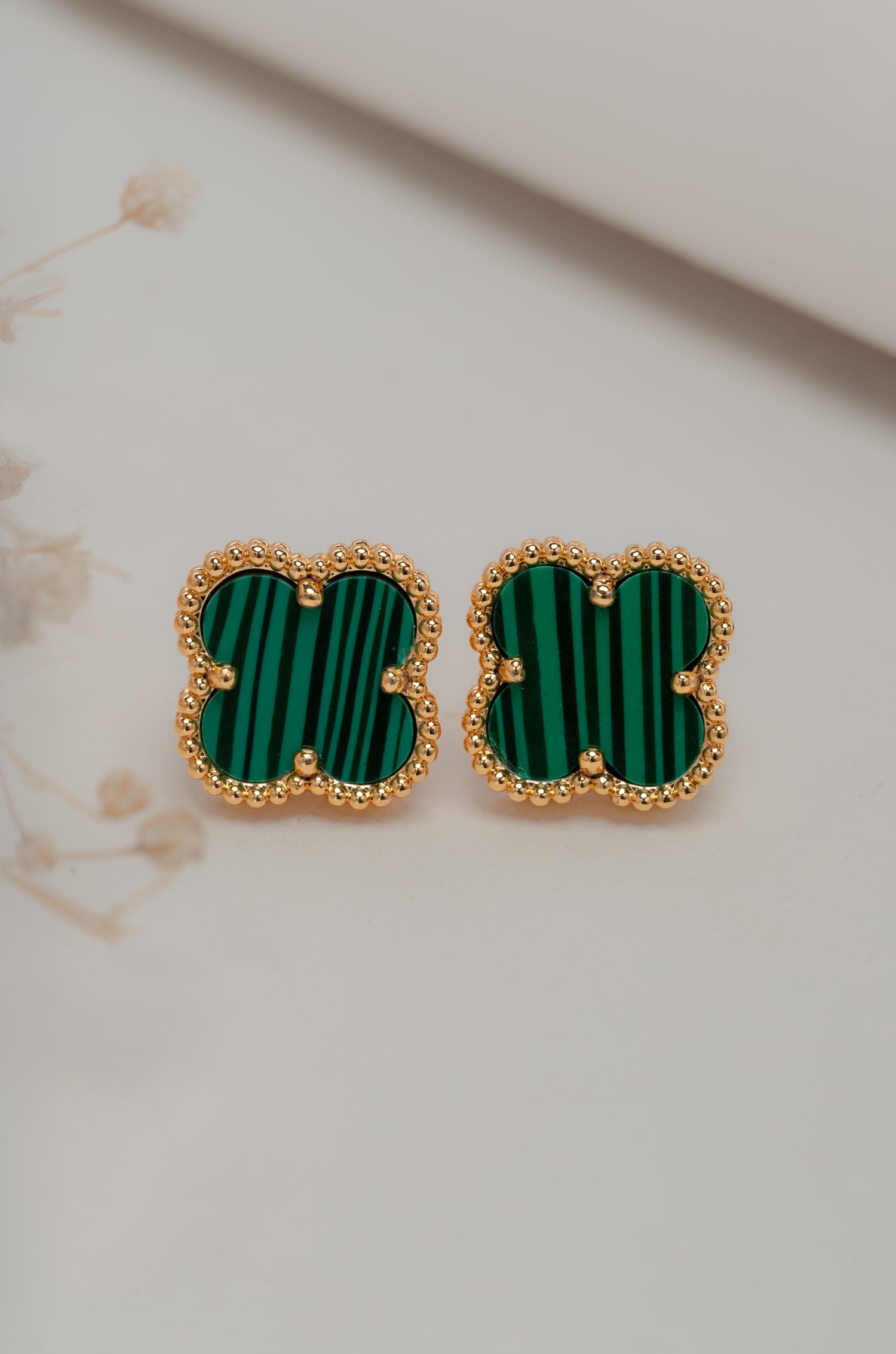 Green Petal Charms Van Chief Studs