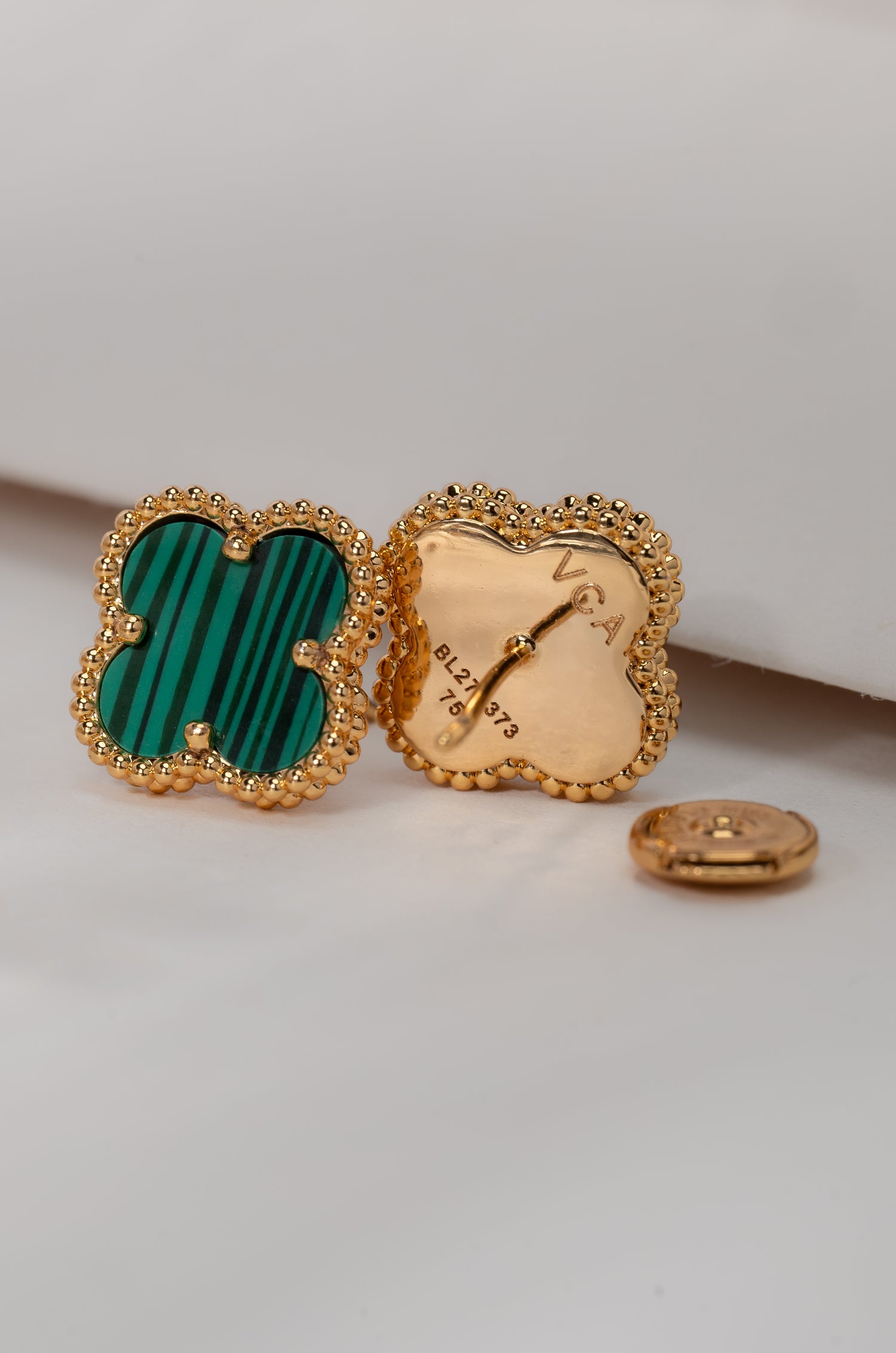 Green Petal Charms Van Chief Studs