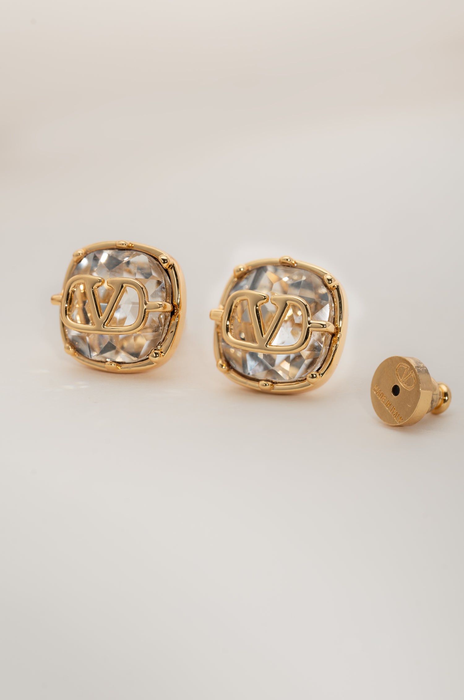 Golden Halo Valentine Studs