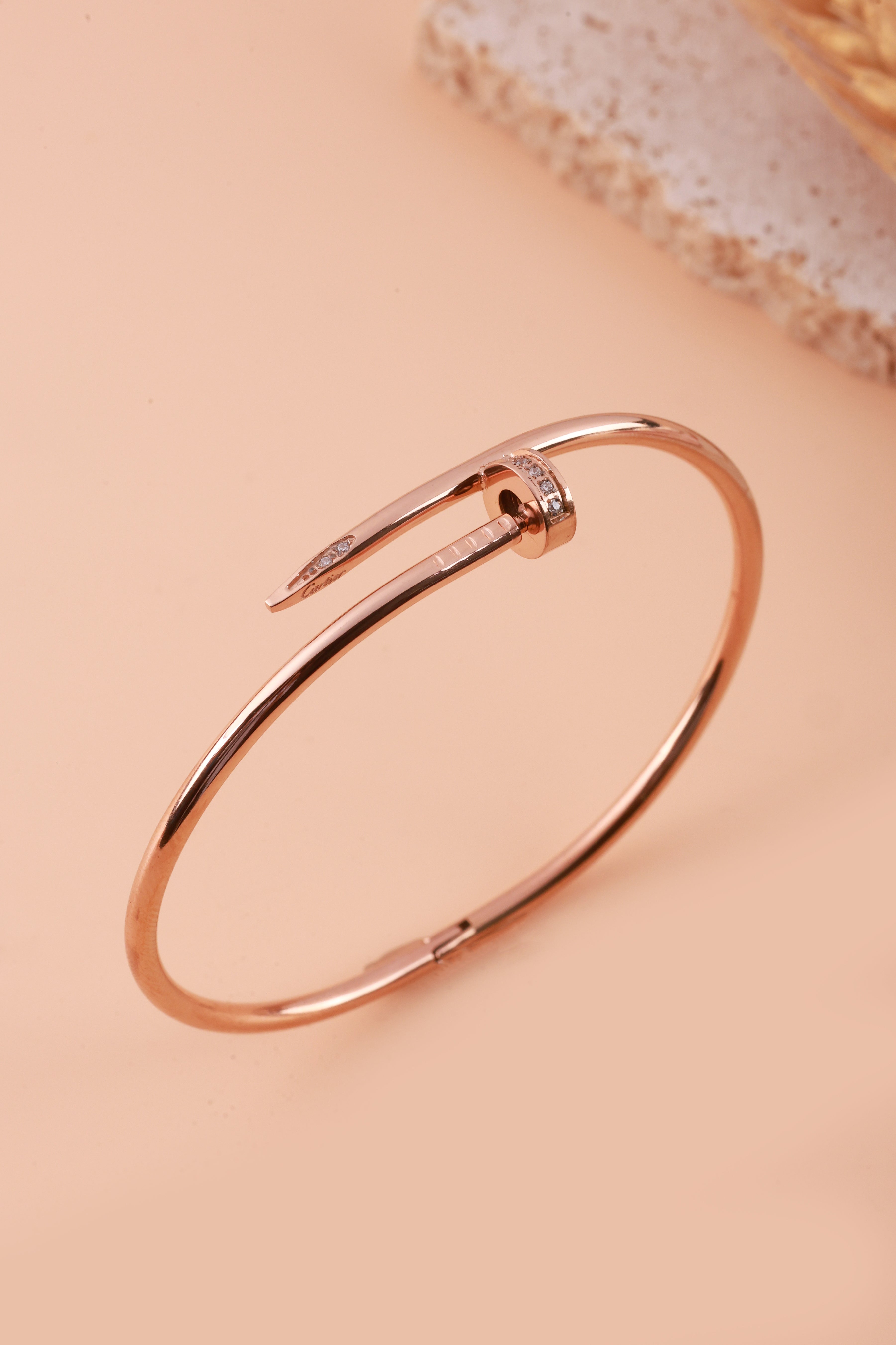 Rose Gold Band Carter Bracelet